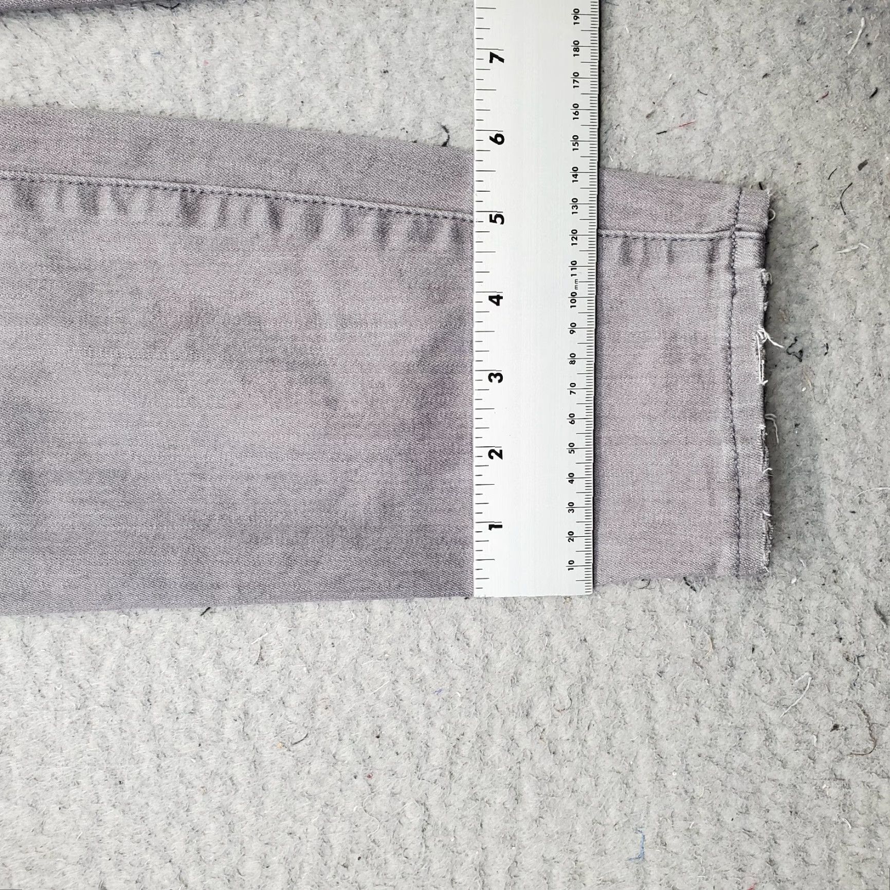 J.Crew J.CREW Lookout Skinny Jeans Womens 29 Gray Denim Stretch Flat Front High-Rise Size 29 Womens Size 29" - 5 Thumbnail
