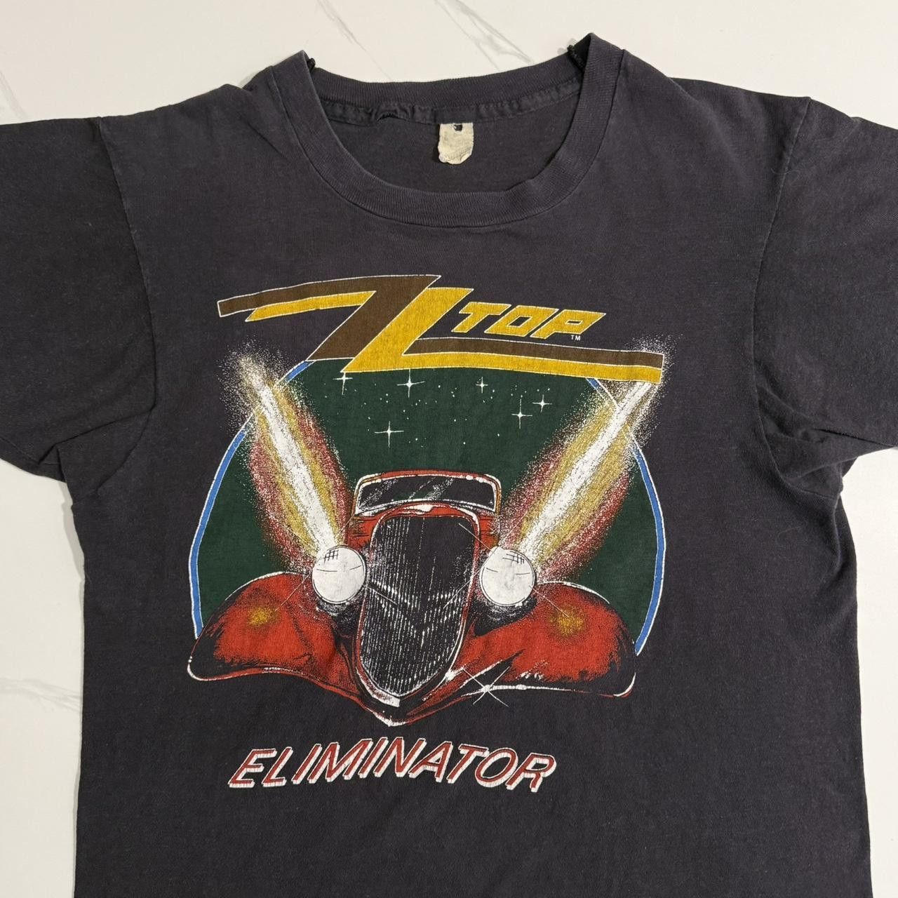 Vintage VTG 80s ZZ TOP ELiMiNATOR TEE Size US S / EU 44-46 / 1 - 4 Thumbnail