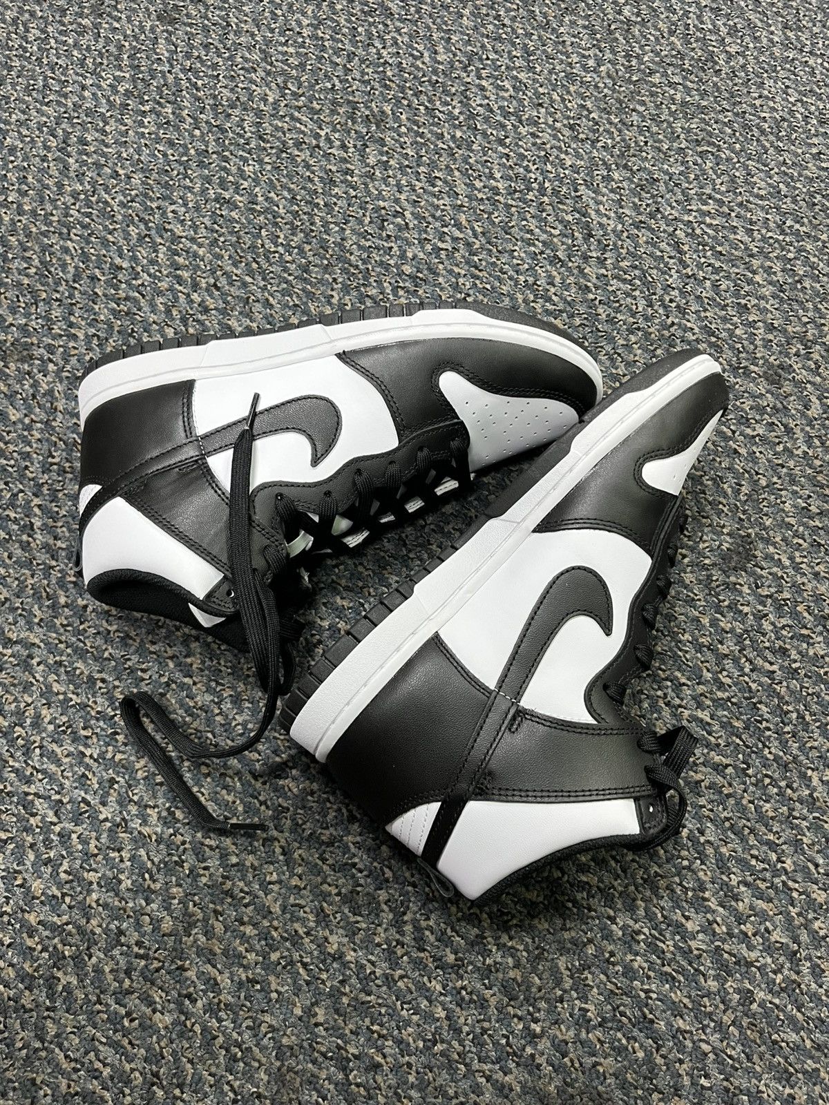 Nike Nike dunk hi retro black/white Size US 8 / EU 41 - 1 Thumbnail