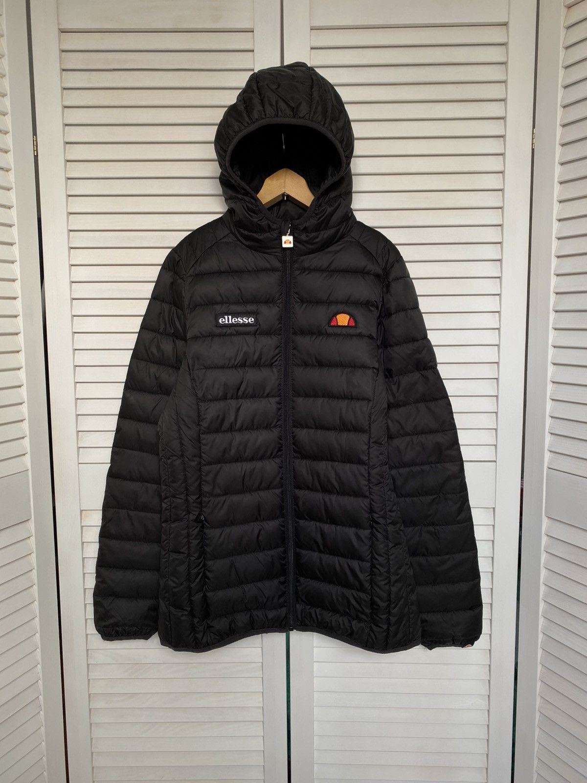 Ellesse Ellesse Lightweight Hooded Puffer Jacket Women’s Black SizeS Size S / US 4 / IT 40 - 1 Thumbnail