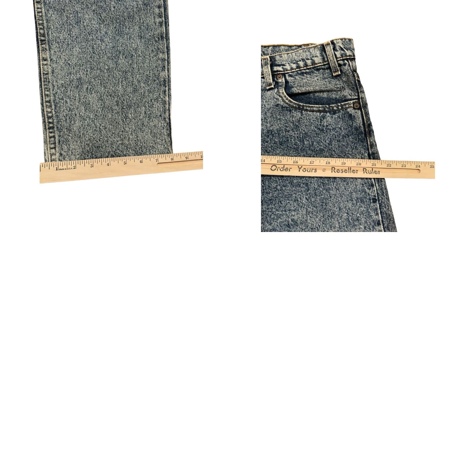 Denime VINTAGE Levi’s 540 Jeans Denim 80s Red Tab Acid Wash Relaxed Fit 38x30 USA Blue Mens Size US 38 / EU 54 - 10 Thumbnail