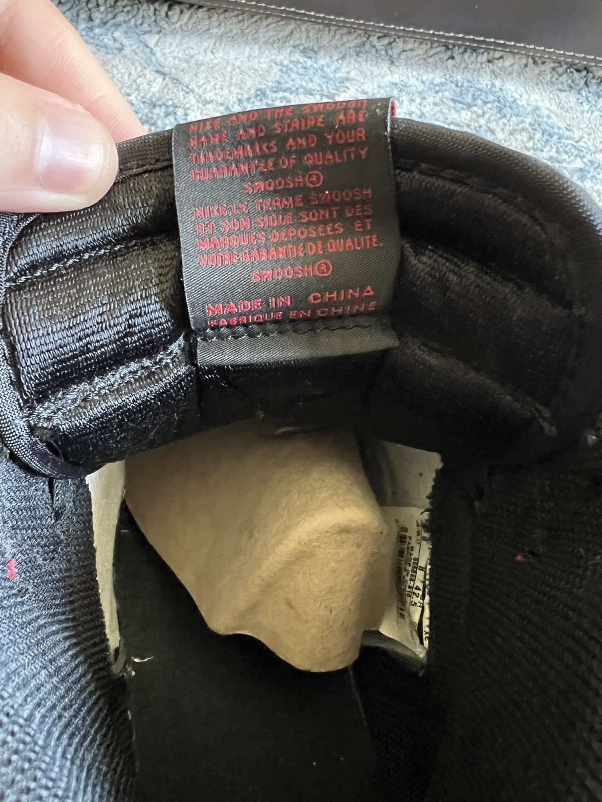 image of Jordan Nike Jordan 1 Bred Toe Shoes, Men's (Size 9)