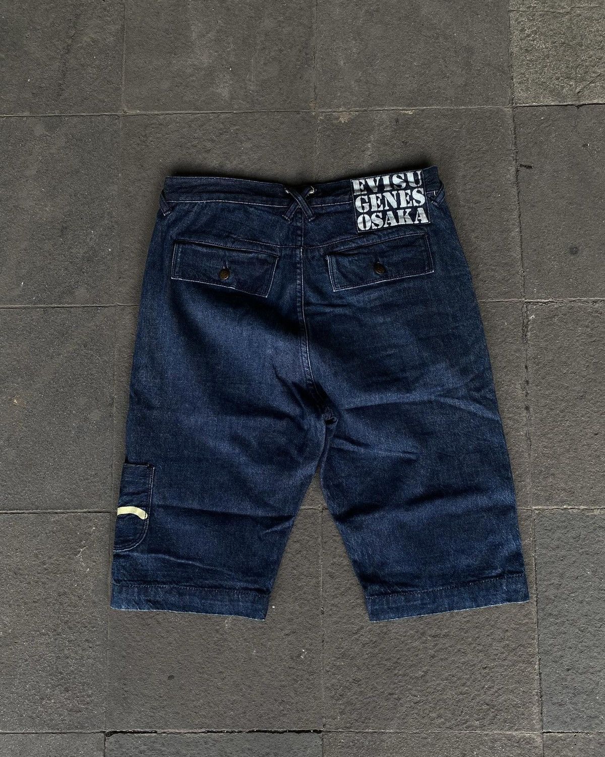 Evisu Evisu Genes Osaka Mini Pocket Short Pants Denim Size US 32 / EU 48 - 1 Thumbnail