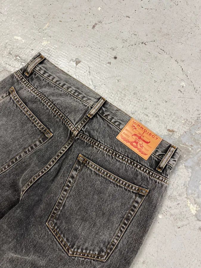 Y/Project SS2023 Y/Project Cow-Boy Brut Grey Astro Denim Jeans Size US 33 - 9 Thumbnail