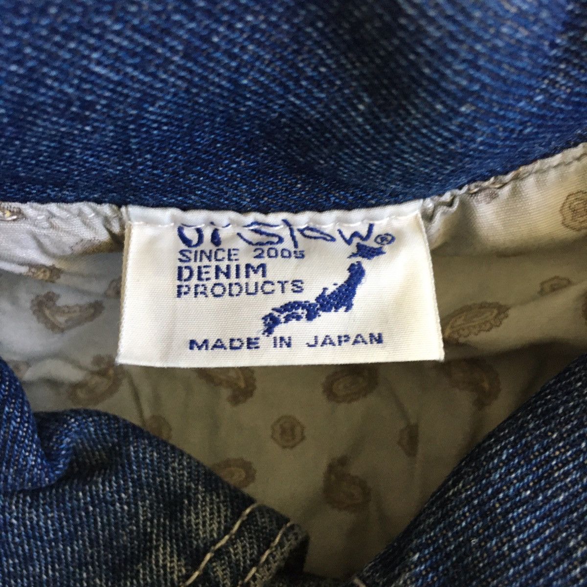 Beams Plus 🇯🇵 Beams x OrSlow Denim Bomber 2-Yr Vintage wash Size US S / EU 44-46 / 1 - 2 Thumbnail