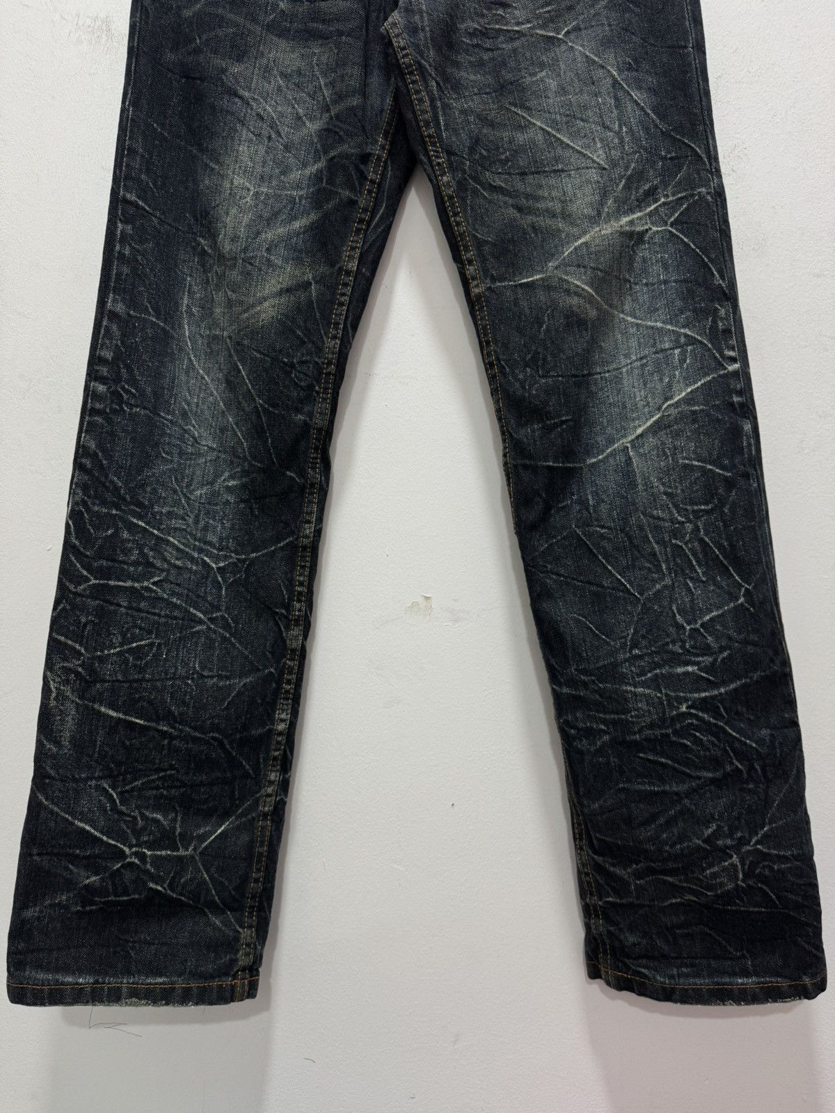 Japanese Brand JAPANESE DESIGN NYLAUS DOUBLE WAIST SEDITIONARIES STYLE JEAN Size US 30 / EU 46 - 6 Thumbnail