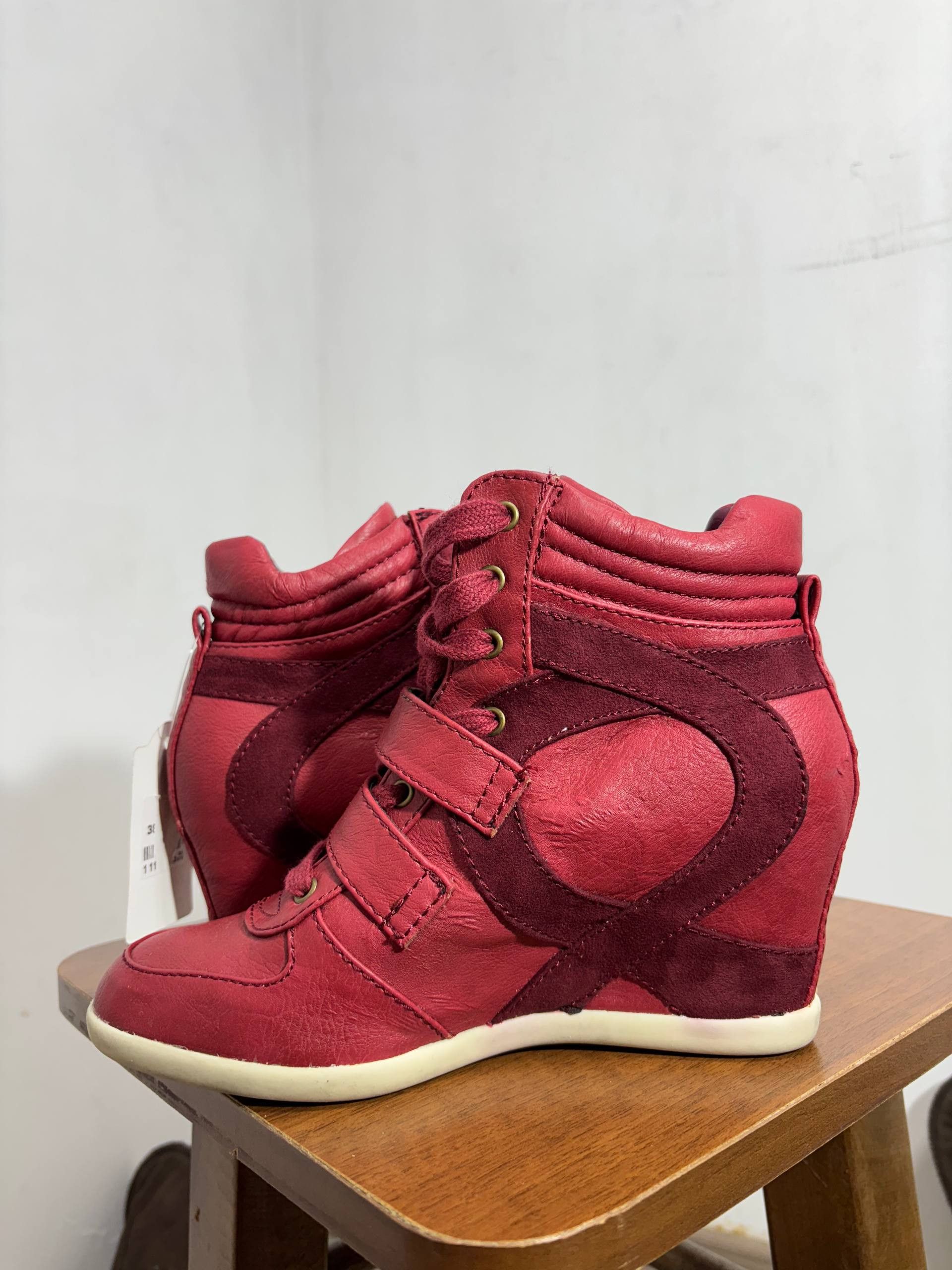 Isabel Marant Etoile Isabel Marant Etoile style Leather Hi-Top Sneakers Shoes Size US 8 / IT 38 - 15 Thumbnail