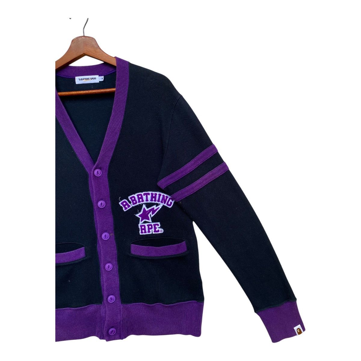 Bape A Bathing Ape Women Cardigan Button Up Double Pocket Size M Size M / US 6-8 / IT 42-44 - 4 Thumbnail