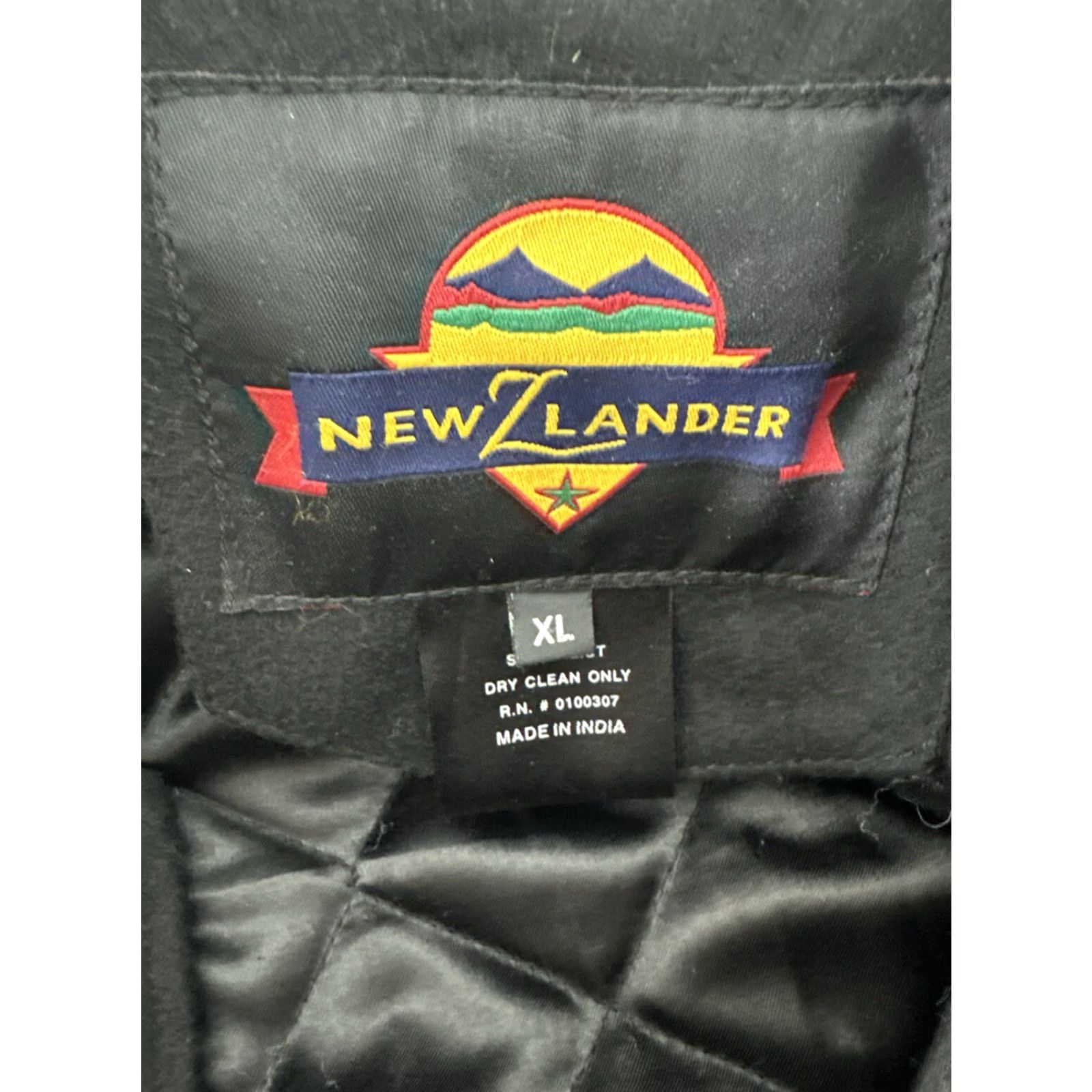 Vintage VINTAGE Black Wool Leather Varsity Jacket Werner Electric Advertising Coat XL Men Coat Black Varsity Jacket 90s Size US XL / EU 56 / 4 - 3 Thumbnail