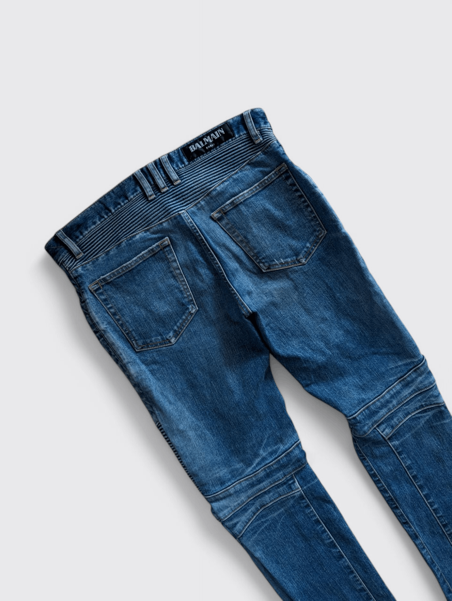 Balmain Balmain Og Biker Denim Jeans Pants Size US 30 / EU 46 - 2 Thumbnail