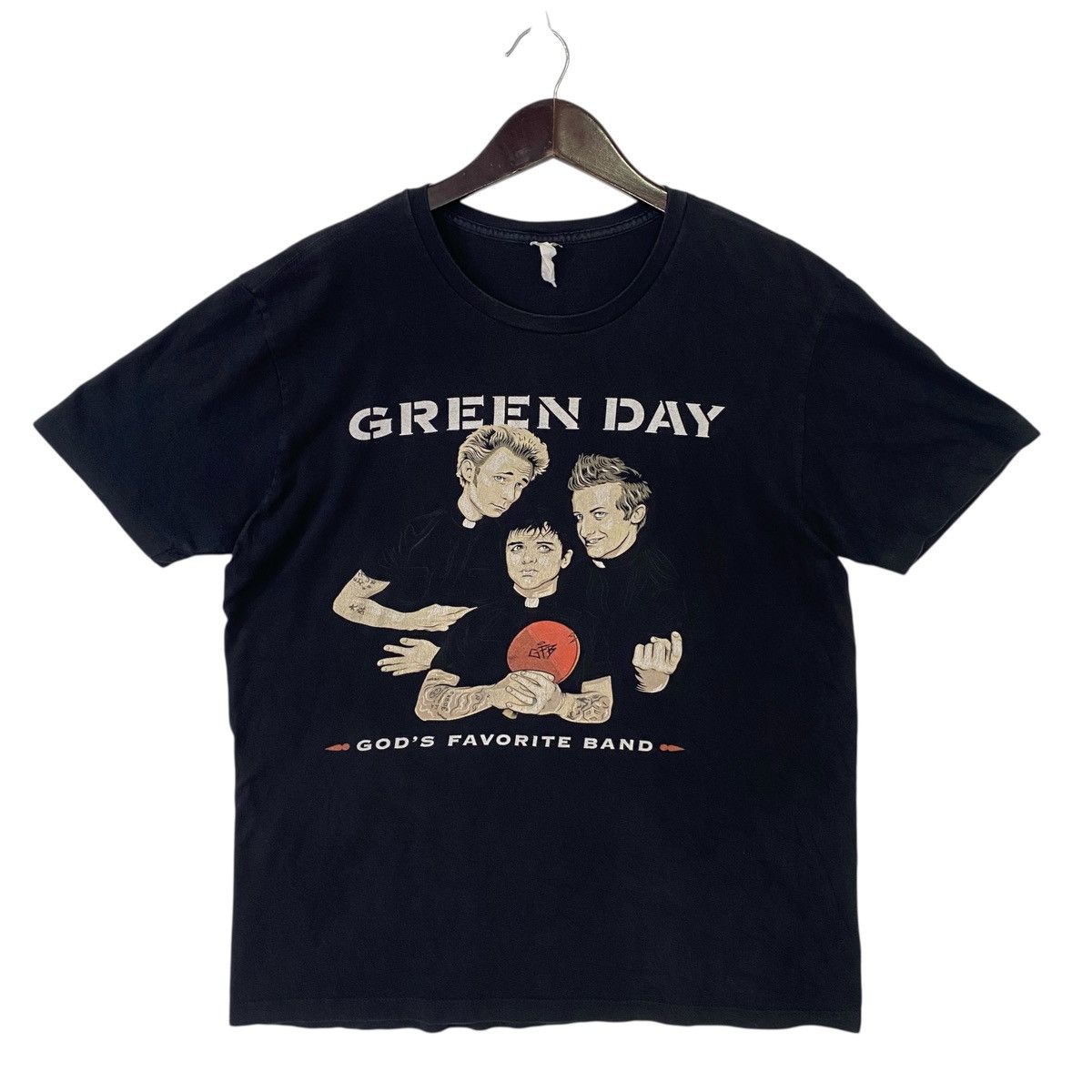 Band Tees 💥VINTAGE GREENDAY punk rock band gods favorite tee shirt Size US L / EU 52-54 / 3 - 1 Thumbnail