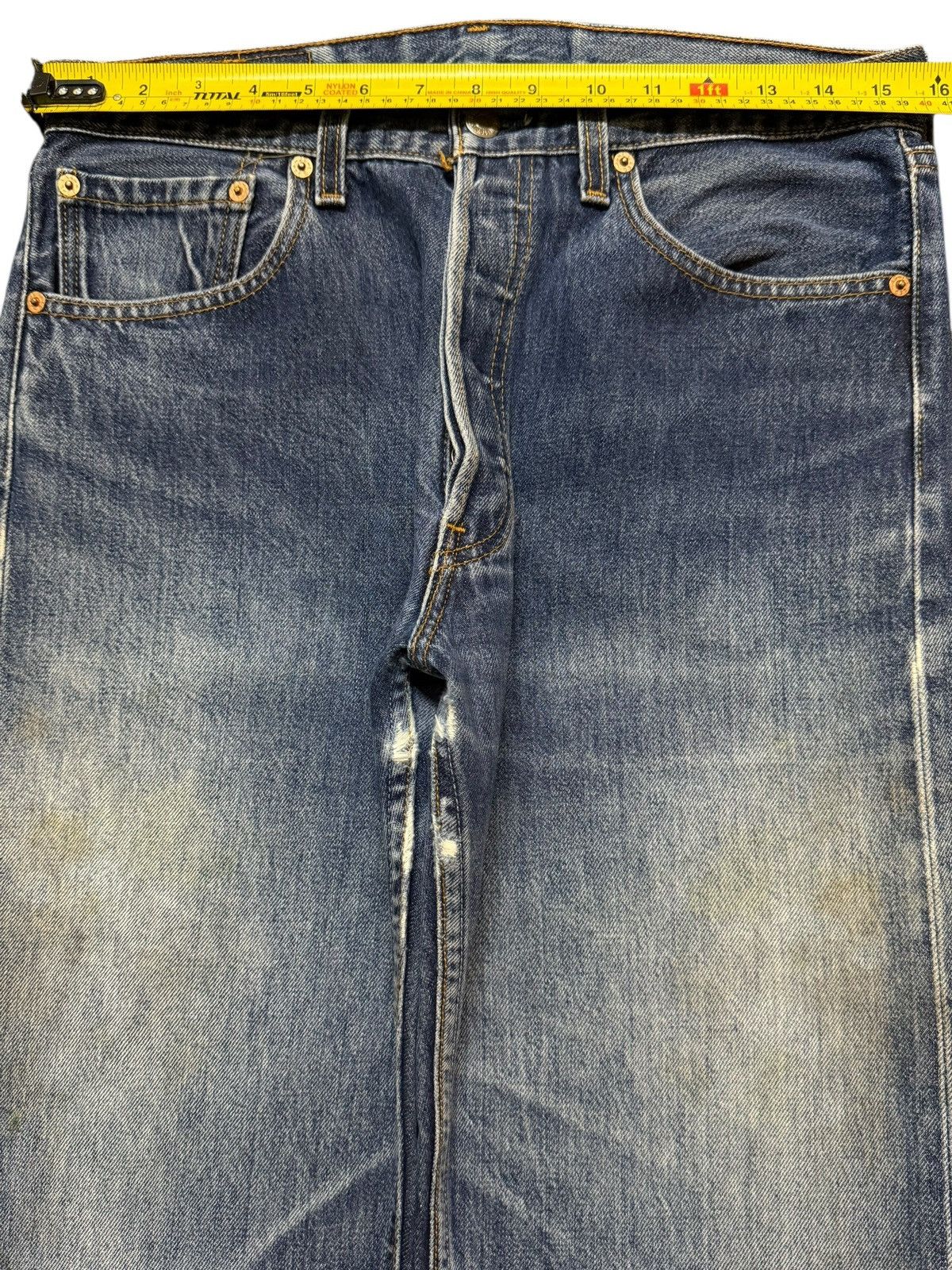 Levi's Vintage 90s Levis 501xx Classic Blue Faded Wash Straight Leg Size US 31 - 8 Thumbnail