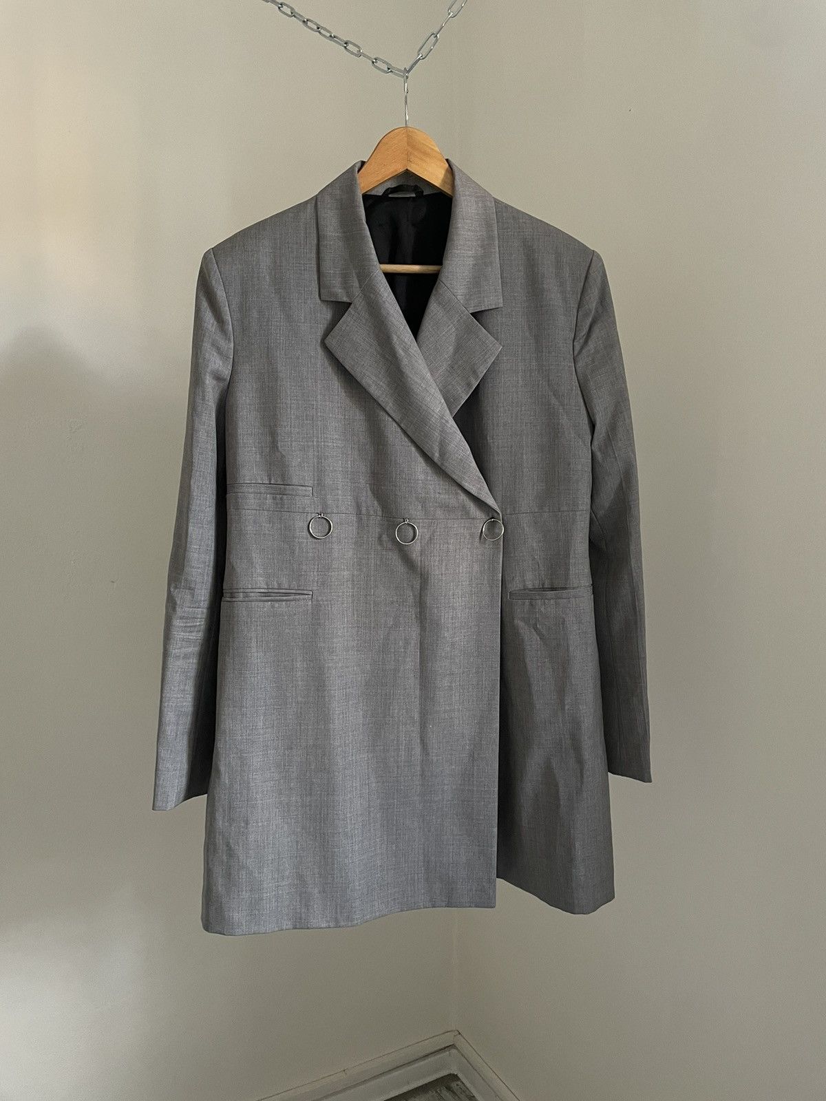 1017 ALYX 9SM Double breasted blazer with metal rings Size M / US 6-8 / IT 42-44 - 1 Thumbnail