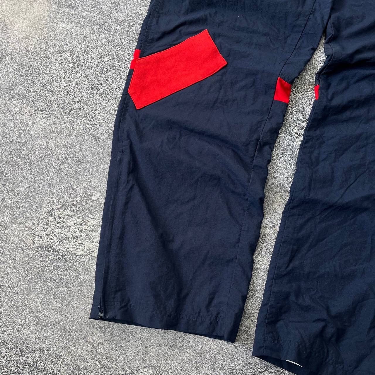 Nike Nike Vintage Track Pants Parashute Blue Windbreake Joggers Size US 33 - 12 Thumbnail