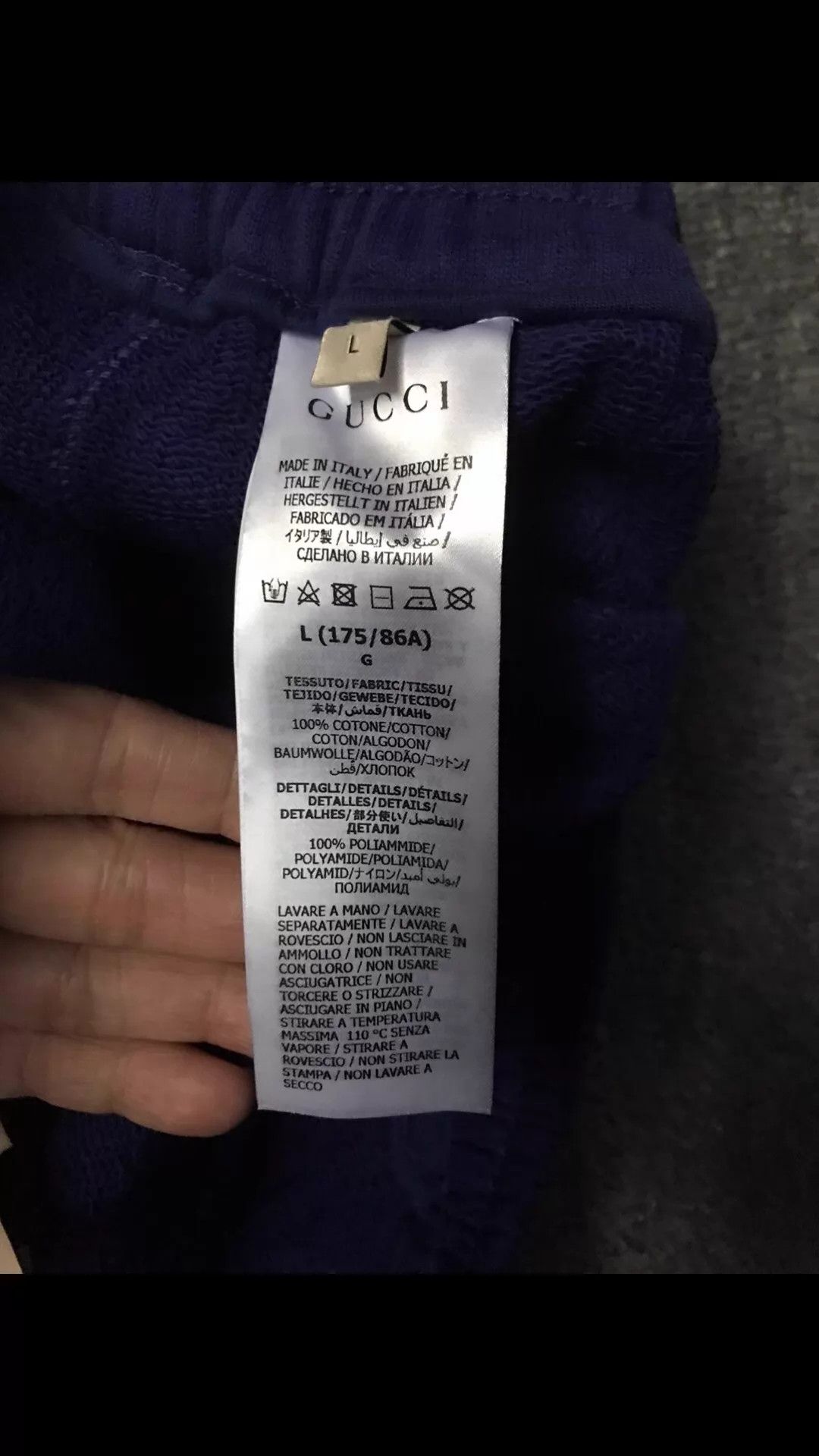 Gucci Gucci x TNF Blue Red Colorblock Sweatpants L Size 28" / US 6 / IT 42 - 6 Thumbnail