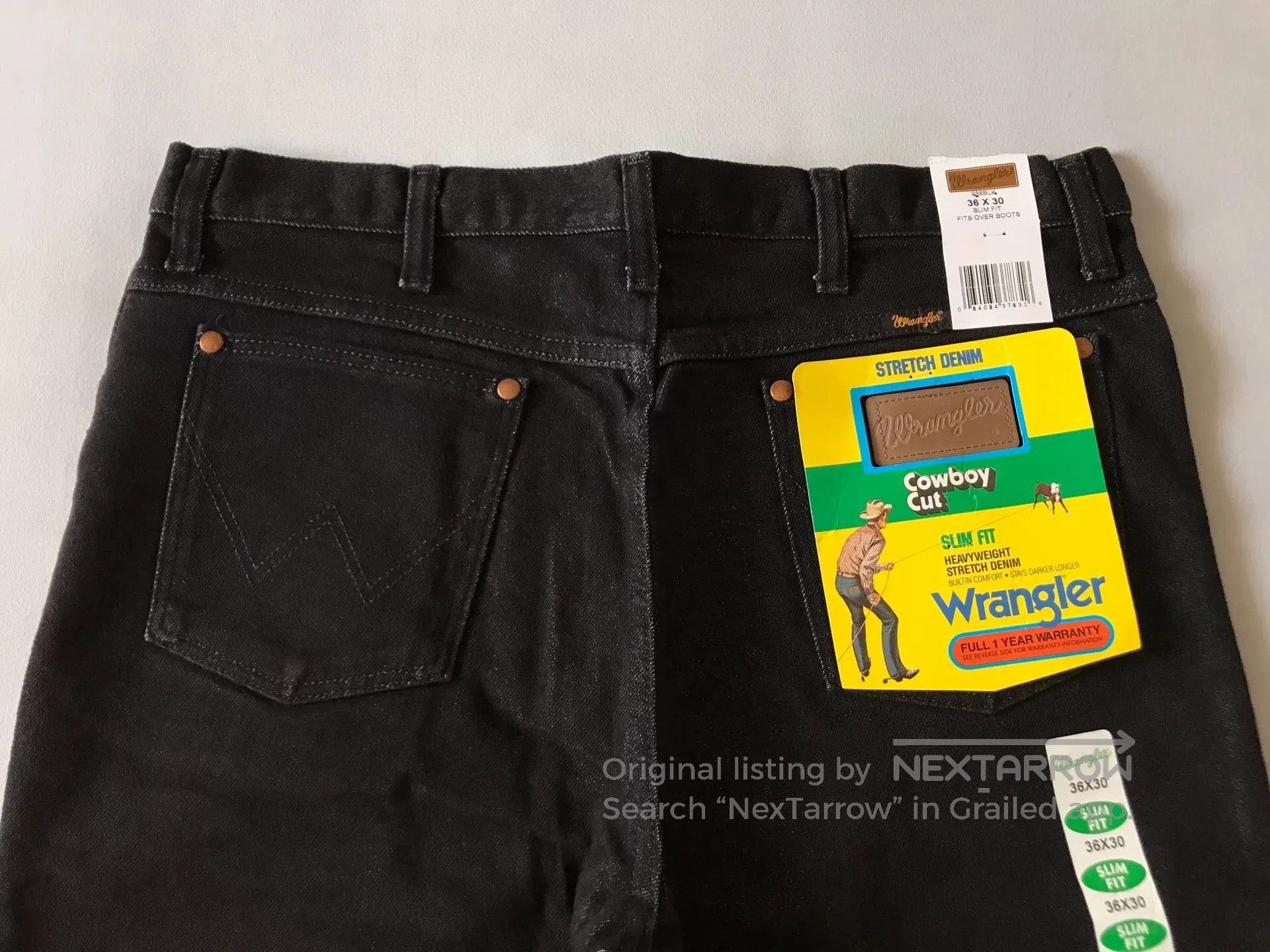 Wrangler Wrangler 938BLK BootCut Jeans. Size US 36 / EU 52 - 5 Thumbnail