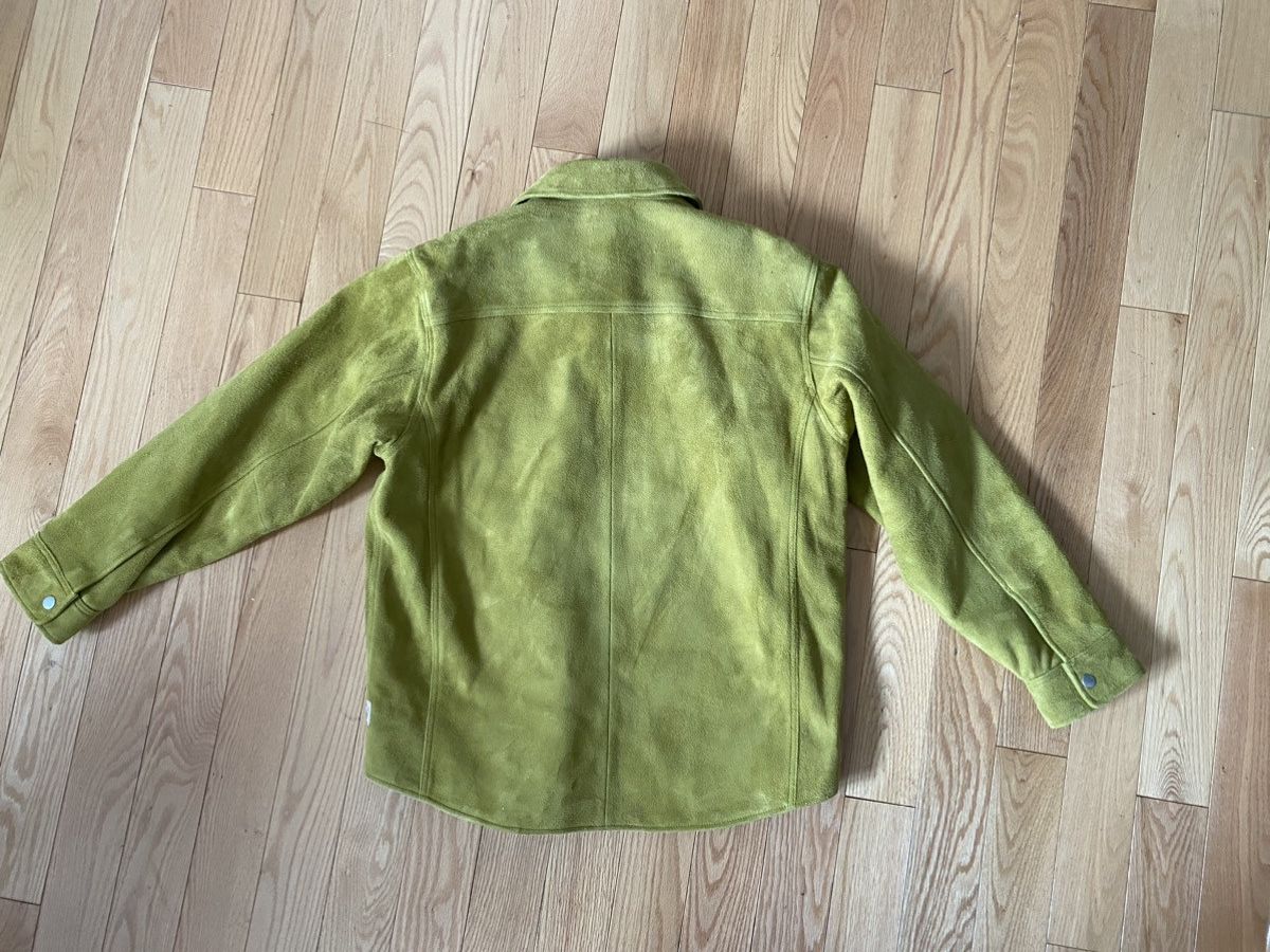 Stussy Stussy Leather Suede Overshirt 'olive' Size US M / EU 48-50 / 2 - 2 Thumbnail