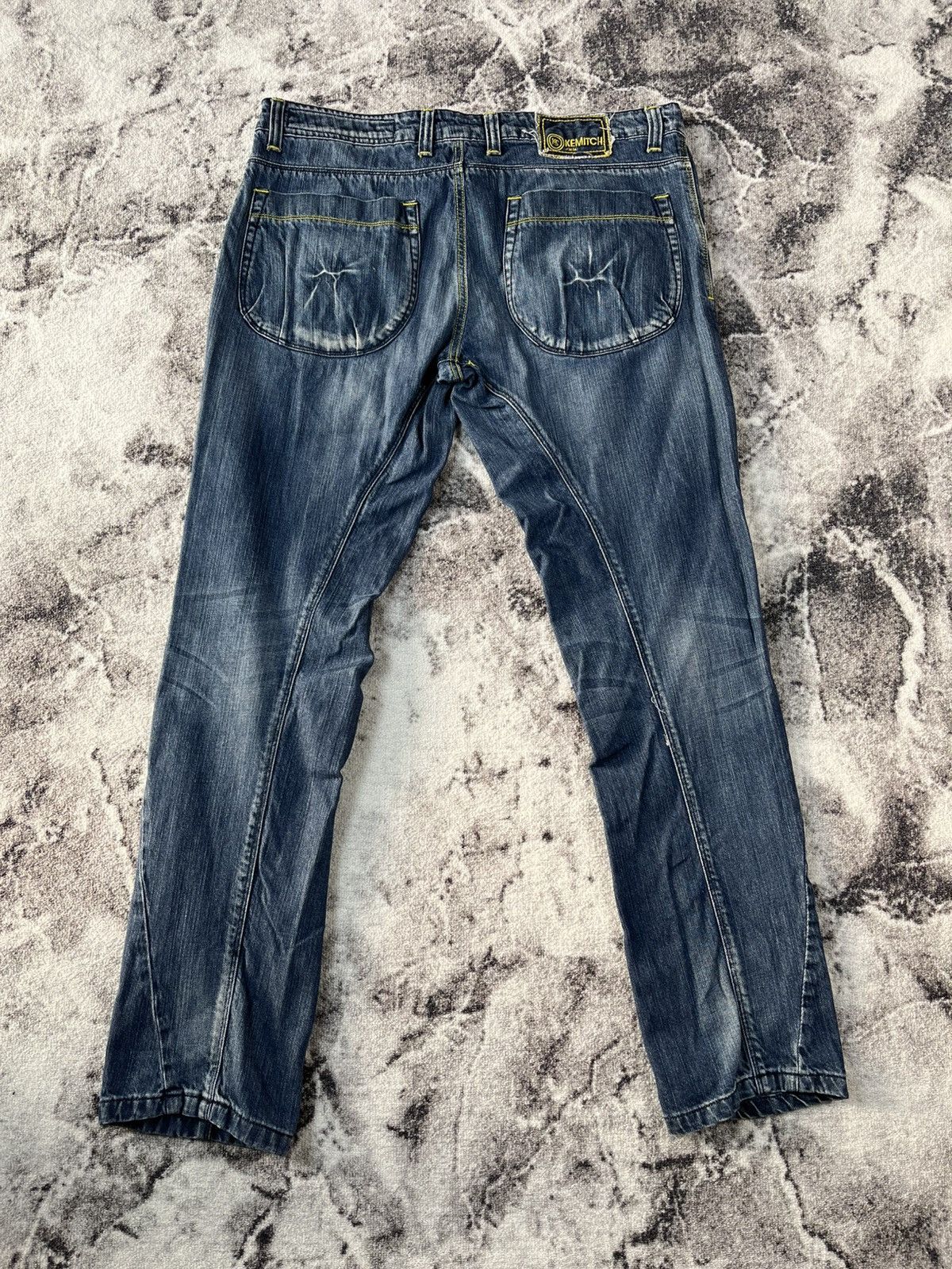 Other Kemitch Distressed Slim Biker Jeans Y2K Italy Size US 37 - 1 Thumbnail