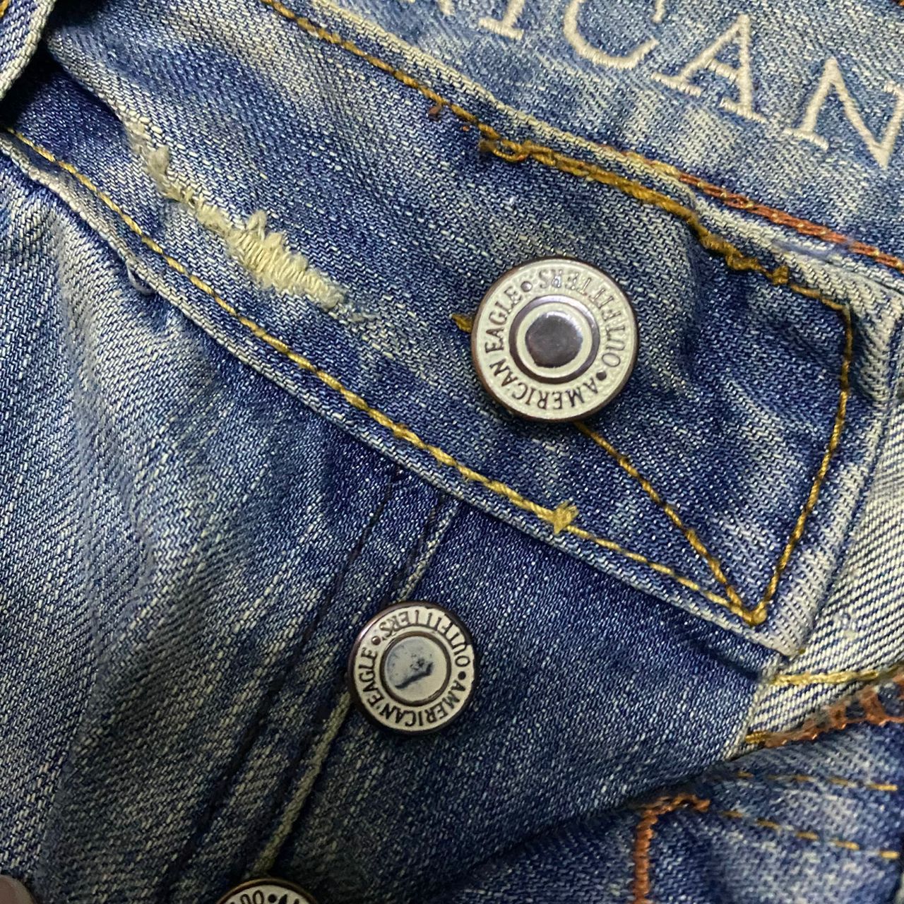 American Eagle Outfitters 💥Best Offer💥 American Eagle Qutfitters Distressed Denim Size US 33 - 13 Thumbnail