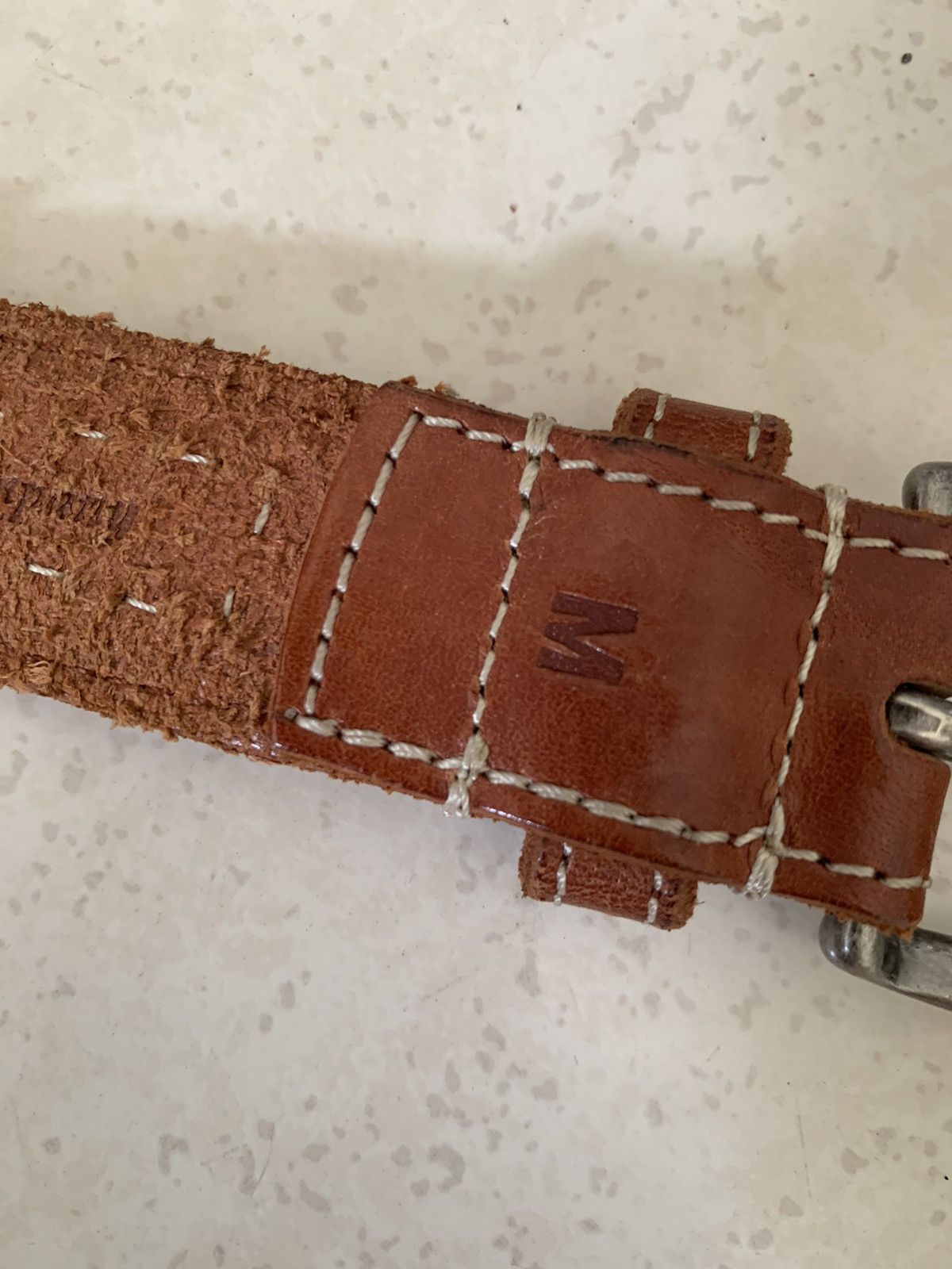 Vintage Vintage leather belt Size ONE SIZE - 4 Thumbnail