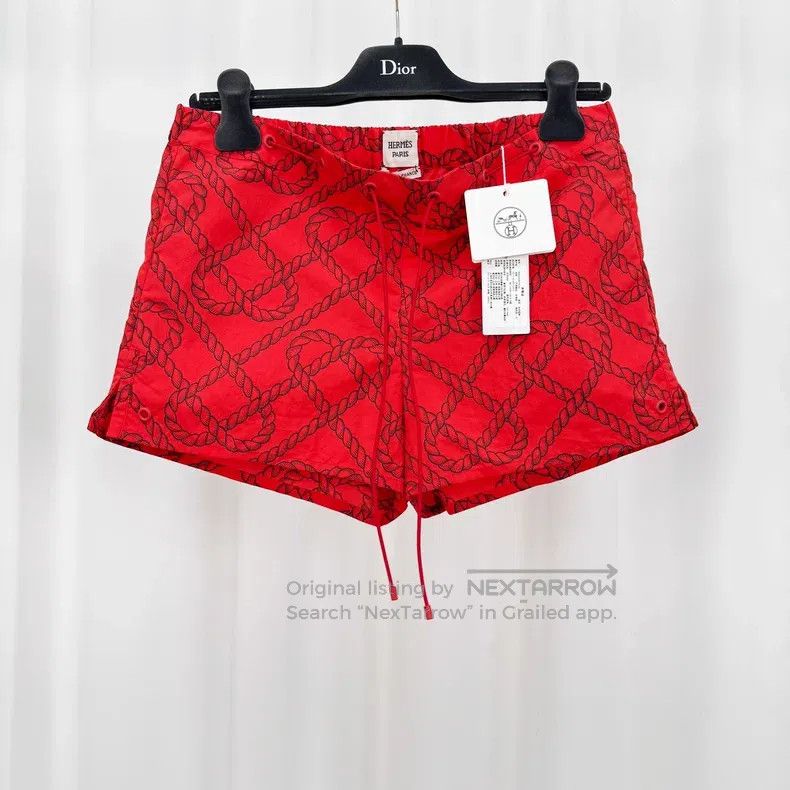 Hermes Hermes Rope knot all-over print shorts Size 24" / US 00 / IT 34 - 1 Thumbnail