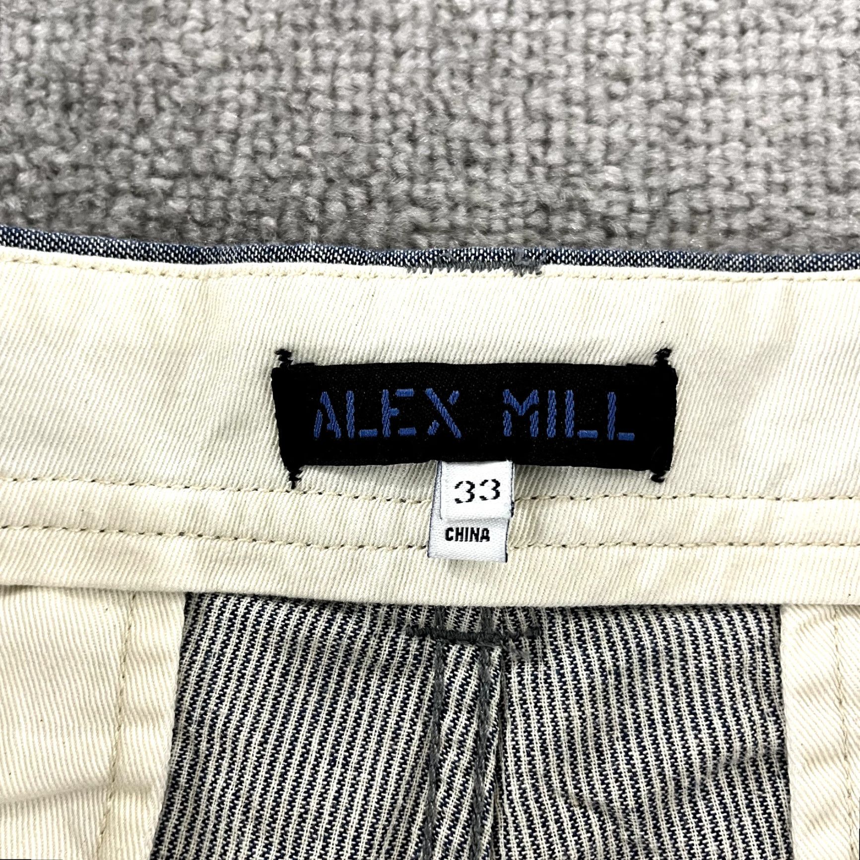 Alex Mill ALEX MILL Shorts Mens Size 33 Flat Front Blue Cotton Chino Casual Everyday 9" Inseam Regular Fit 5-Pocket Size US 33 - 2 Thumbnail