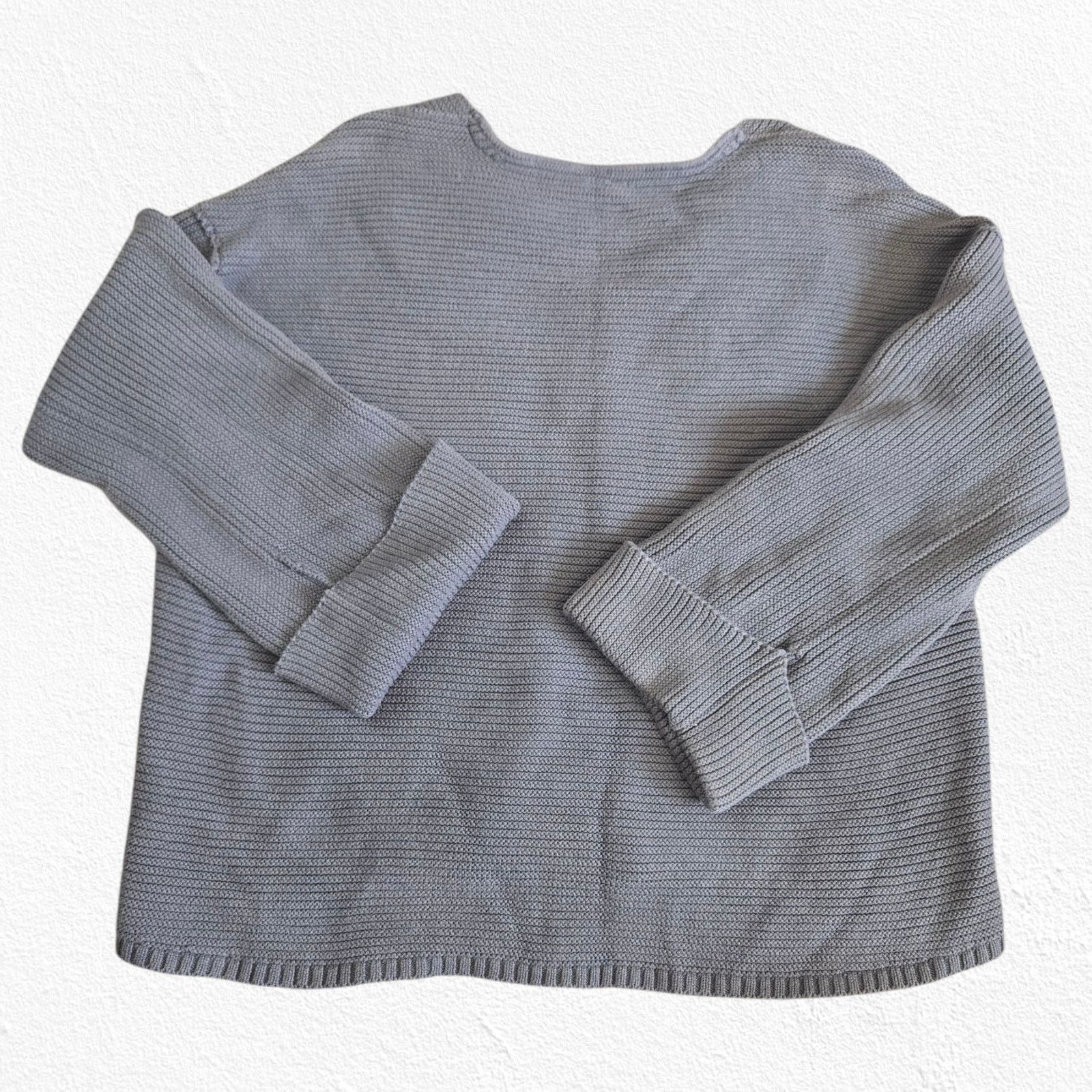 Free People Free People Slate Blue Gray La Brea Sweater Size Small Size S / US 4 / IT 40 - 12 Thumbnail