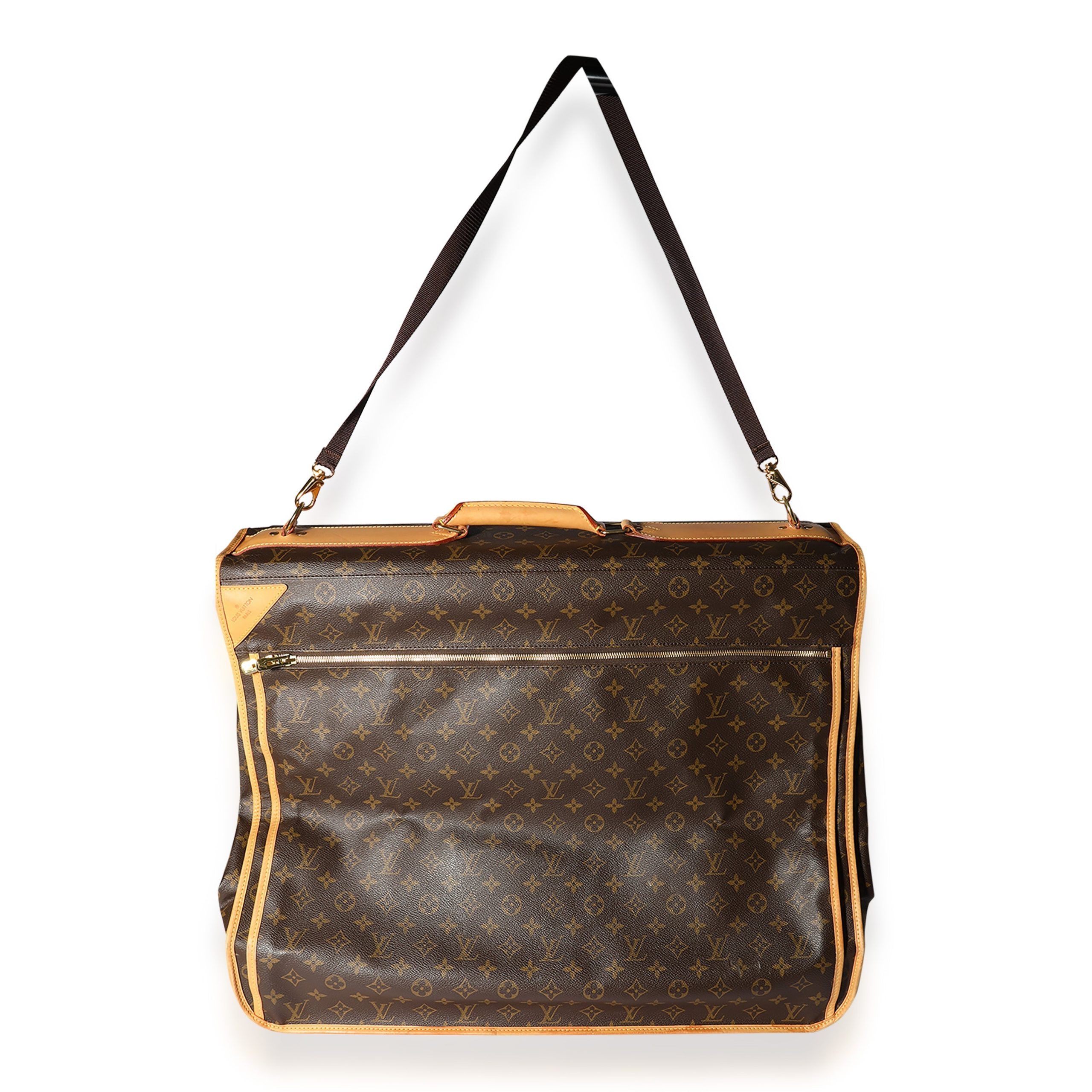 image of Louis Vuitton Monogram Canvas Garment Carrier Bag in Black, Women's