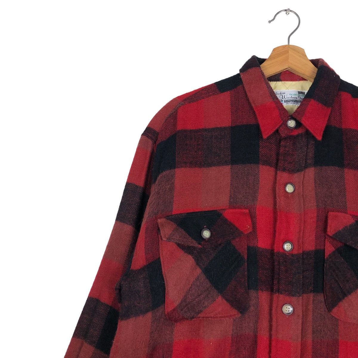 Japanese Brand 🔥Vintage Alaskan Woodman Shirt Jacket Wool Tartan Design Size US M / EU 48-50 / 2 - 7 Thumbnail