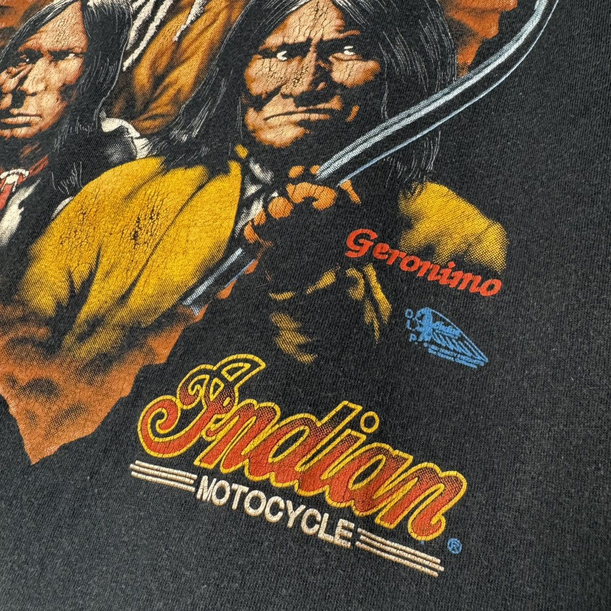 Indian Motorcycle Vintage 80s Indian Motorcycle Actual Indians T Shirt Size US L / EU 52-54 / 3 - 5 Thumbnail