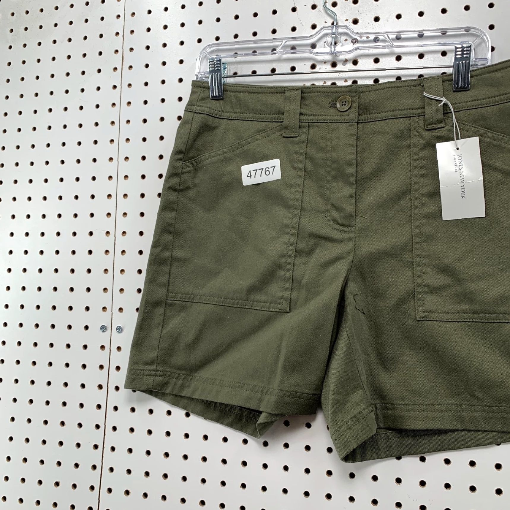 Jones New York Jones New York Chino Shorts Womens 4 Green Stretch Signature 30x6 (Regular) Casual M XS? Size 32" / US 10 / IT 46 - 4 Thumbnail