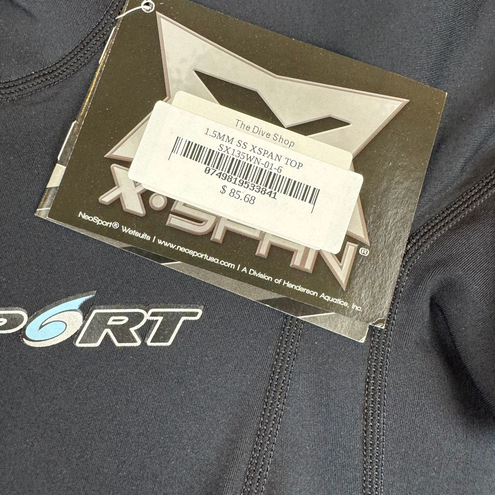 Other Neosport Xspan 1.5mm Wetsuit Top - Women's Size 6 - NWT Size S / US 4 / IT 40 - 3 Thumbnail