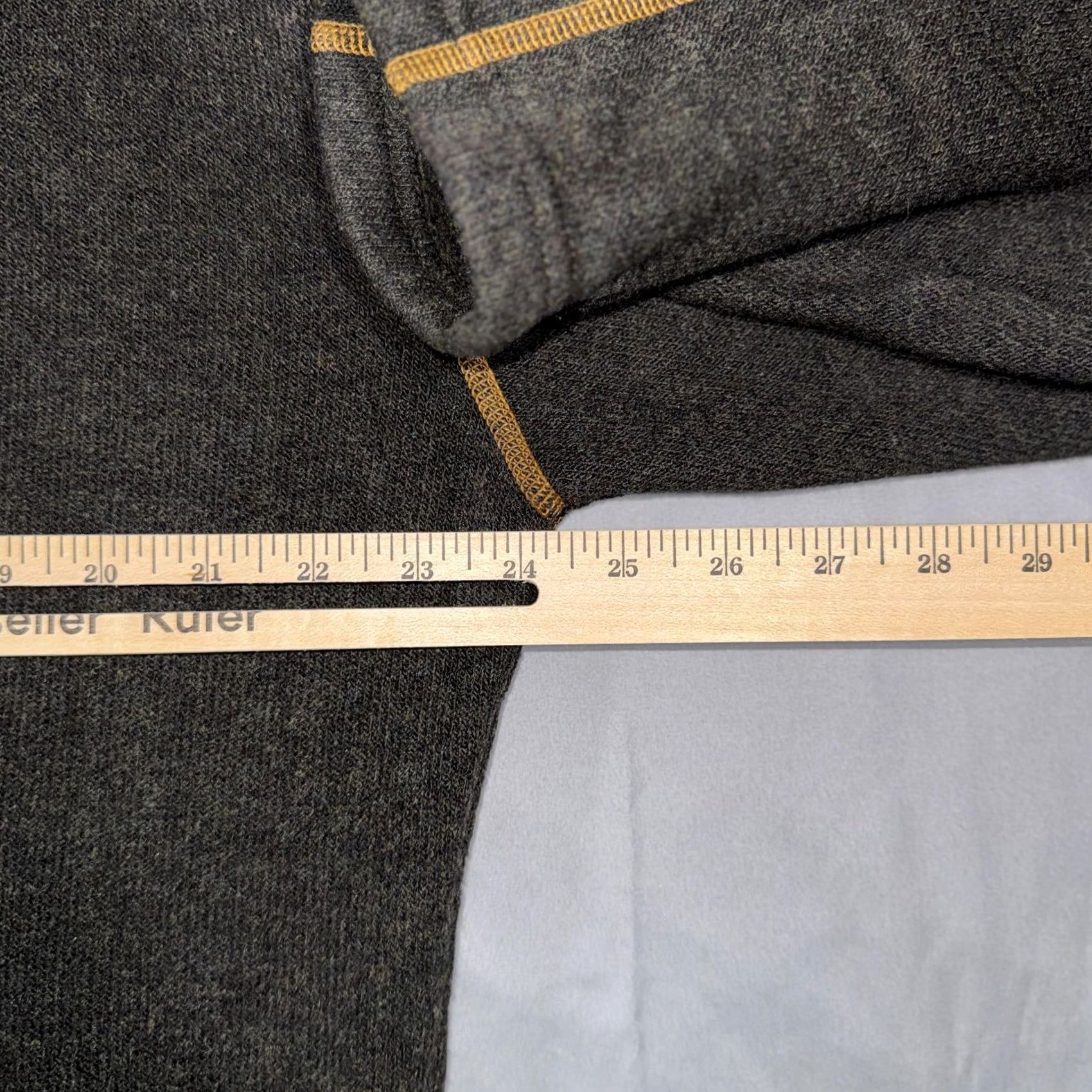 Vintage Kuhl Sweater Mens 2XL Gray Alfpaca Fleece Quarter Zip Mock Neck Pullover Size US XXL / EU 58 / 5 - 7 Thumbnail