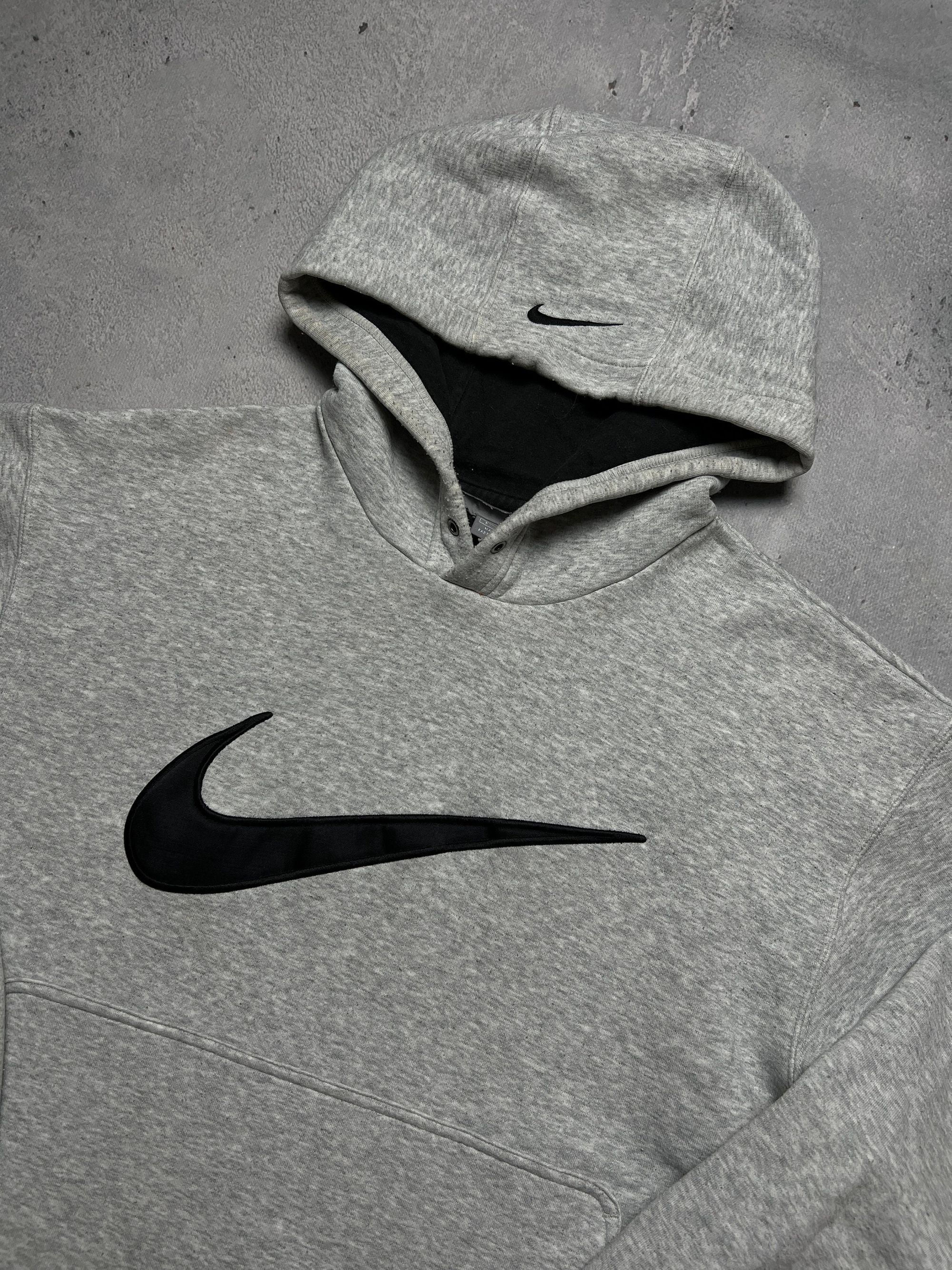Nike Nike boxy fit vintage hoodie center swoosh logo spellout y2k Size US S / EU 44-46 / 1 - 2 Thumbnail