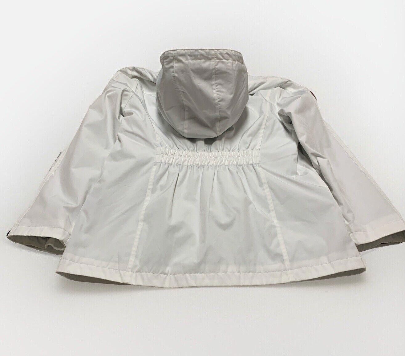 Tommy Hilfiger Tommy Hilfiger Women's M White Weather Hood Jacket Rain Coat Size M / US 6-8 / IT 42-44 - 3 Thumbnail
