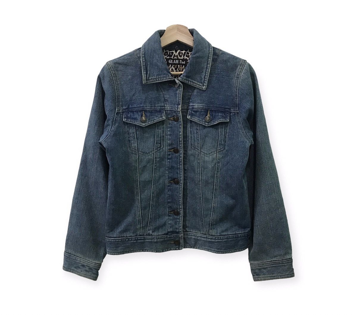 Japanese Brand Japanese Brand Glam 2nd Denim Jacket Size M / US 6-8 / IT 42-44 - 1 Thumbnail