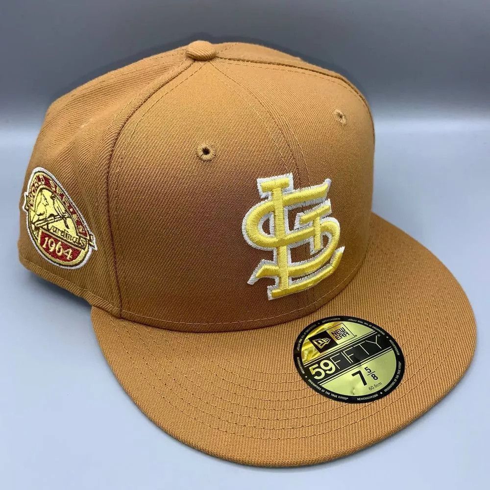New Era St. Louis Cardinals Hat Men 7 5/8 59Fifty New Era MLB Fitted Size ONE SIZE - 1 Thumbnail