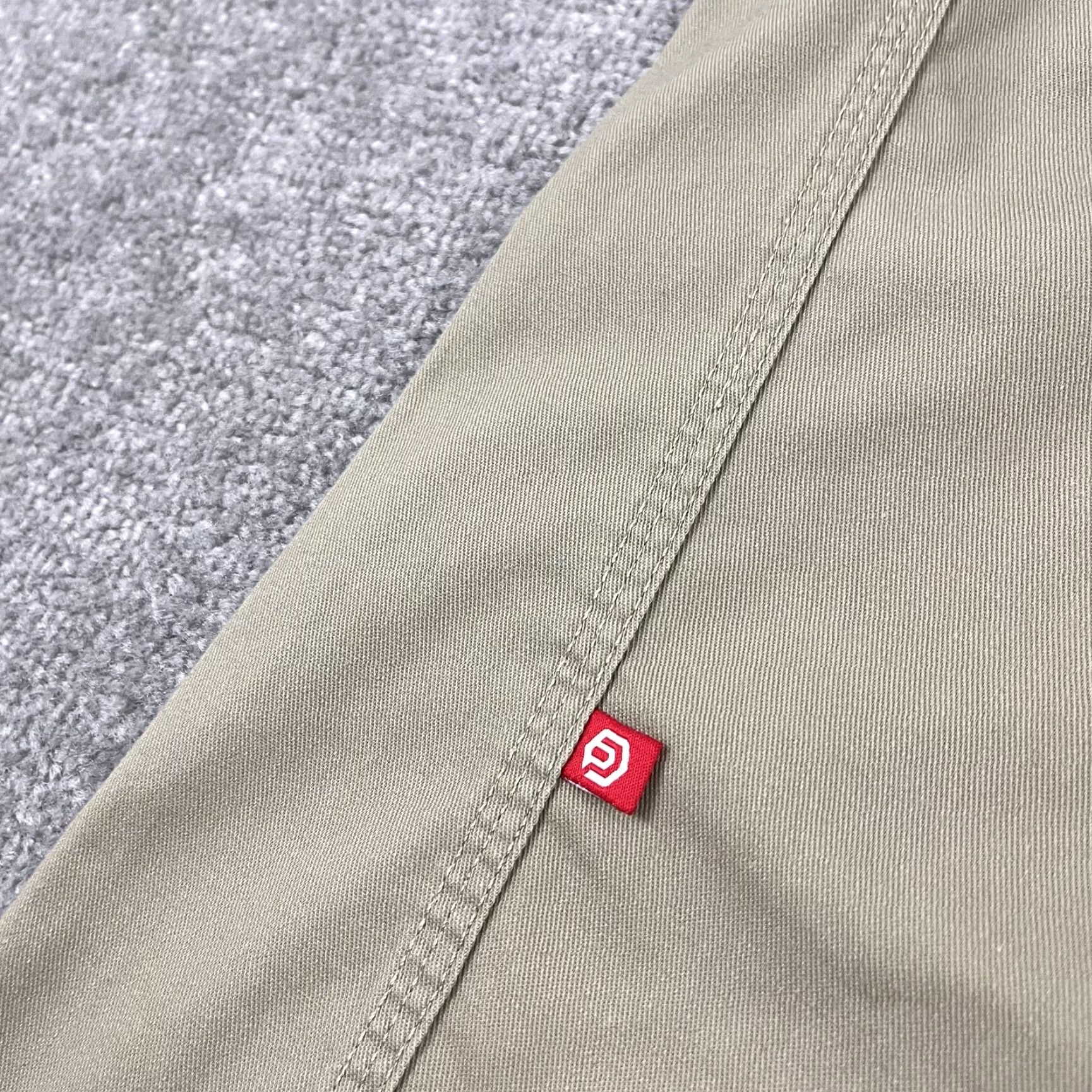 Vintage OP Ocean Pacific Pants Men 32 x 32 Brown Straight Cargo Beach Surfer Y2K 5-Pocket Design Regular Rise High Inseam 32 Tan Brown? Size US 32 / EU 48 - 7 Thumbnail