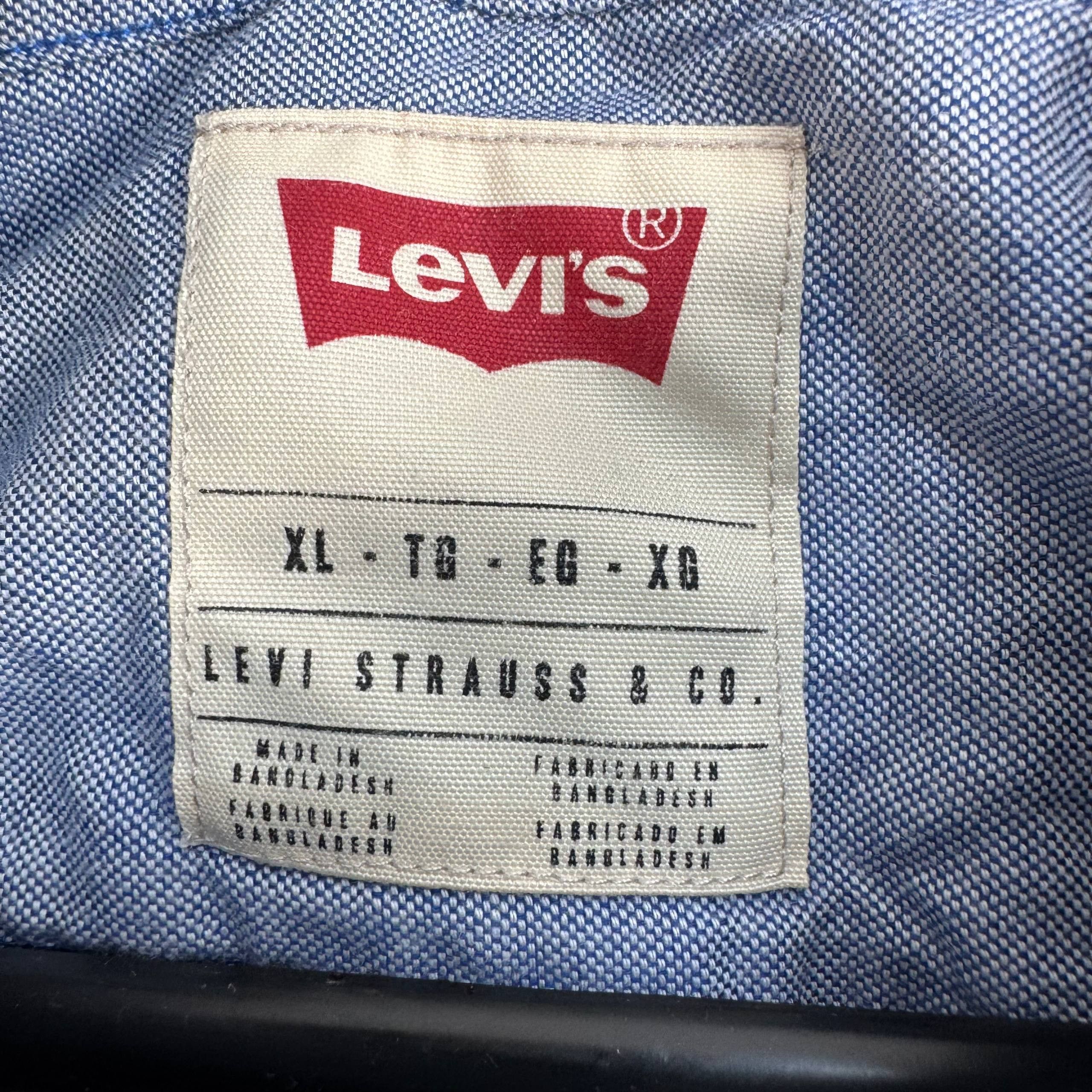 Levi's Levi’s Plaid Short Sleeve Button Up Shirt Check Size XL Size US XL / EU 56 / 4 - 3 Thumbnail