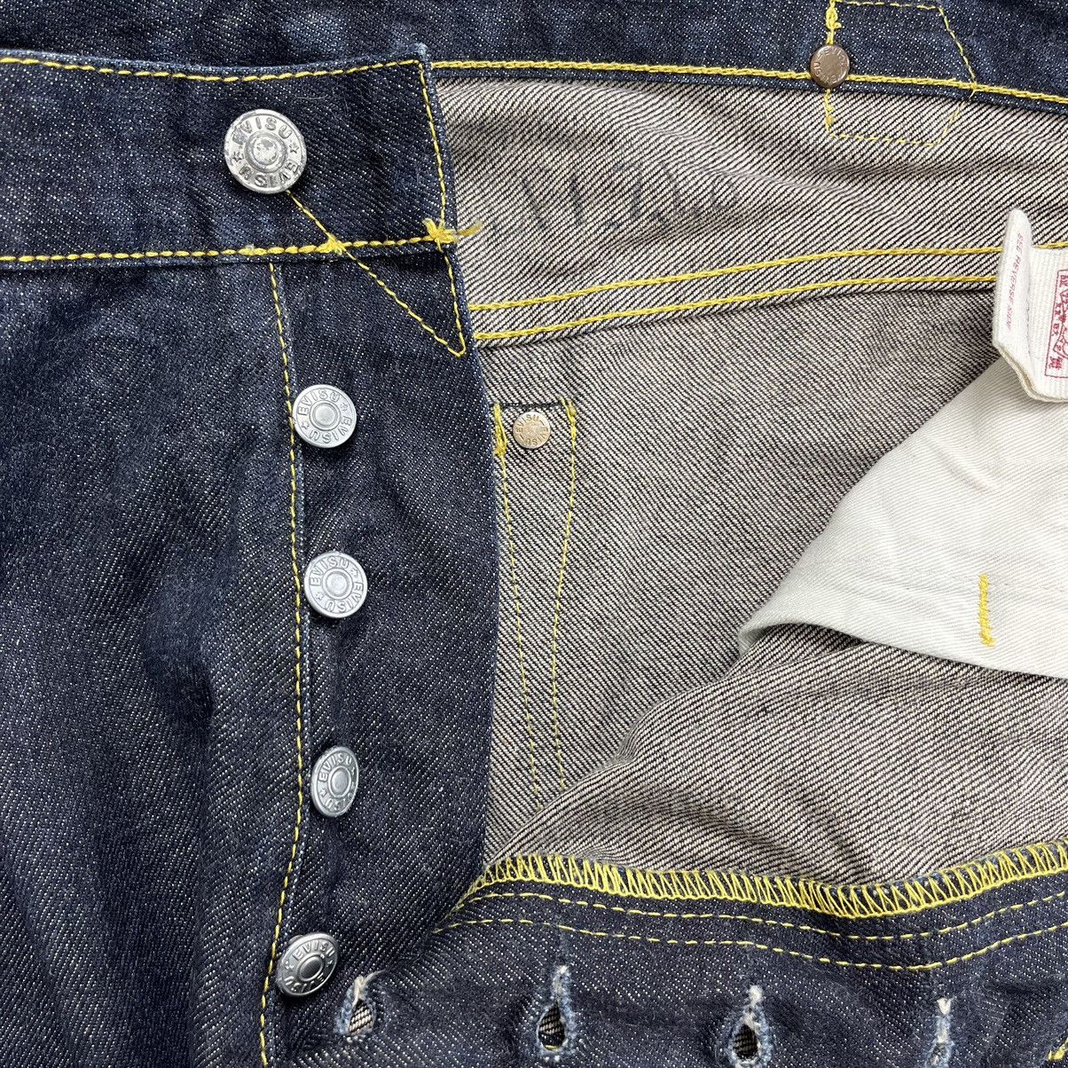 Evisu Vintage Evisu Daicock Big Logo Selvedge Jeans Size US 29 - 11 Thumbnail