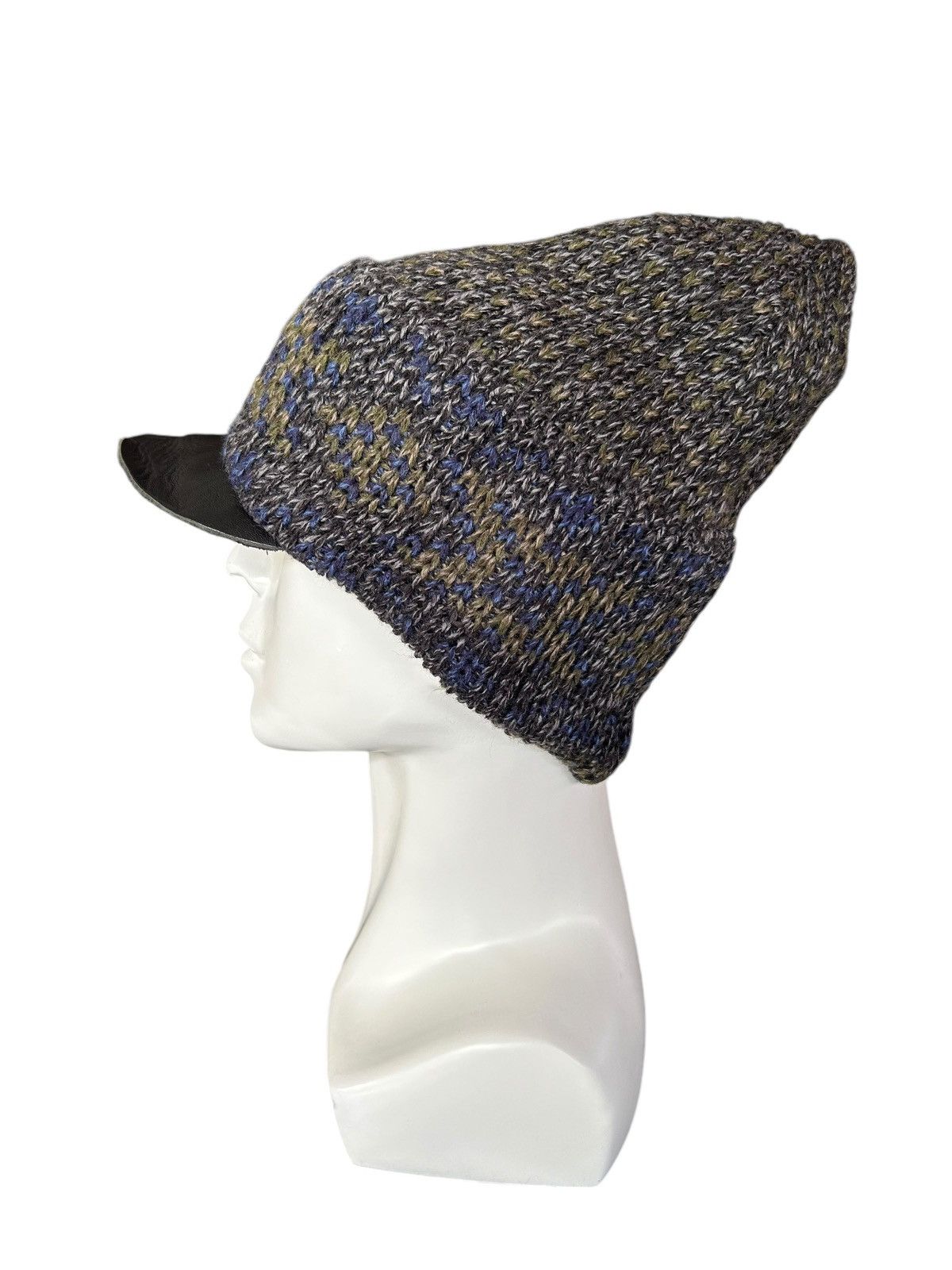 Japanese Brand × Kapital × Vintage Made in Japan Leather Spoon Crochet knitt Japanese Brand Hat Size ONE SIZE - 3 Thumbnail