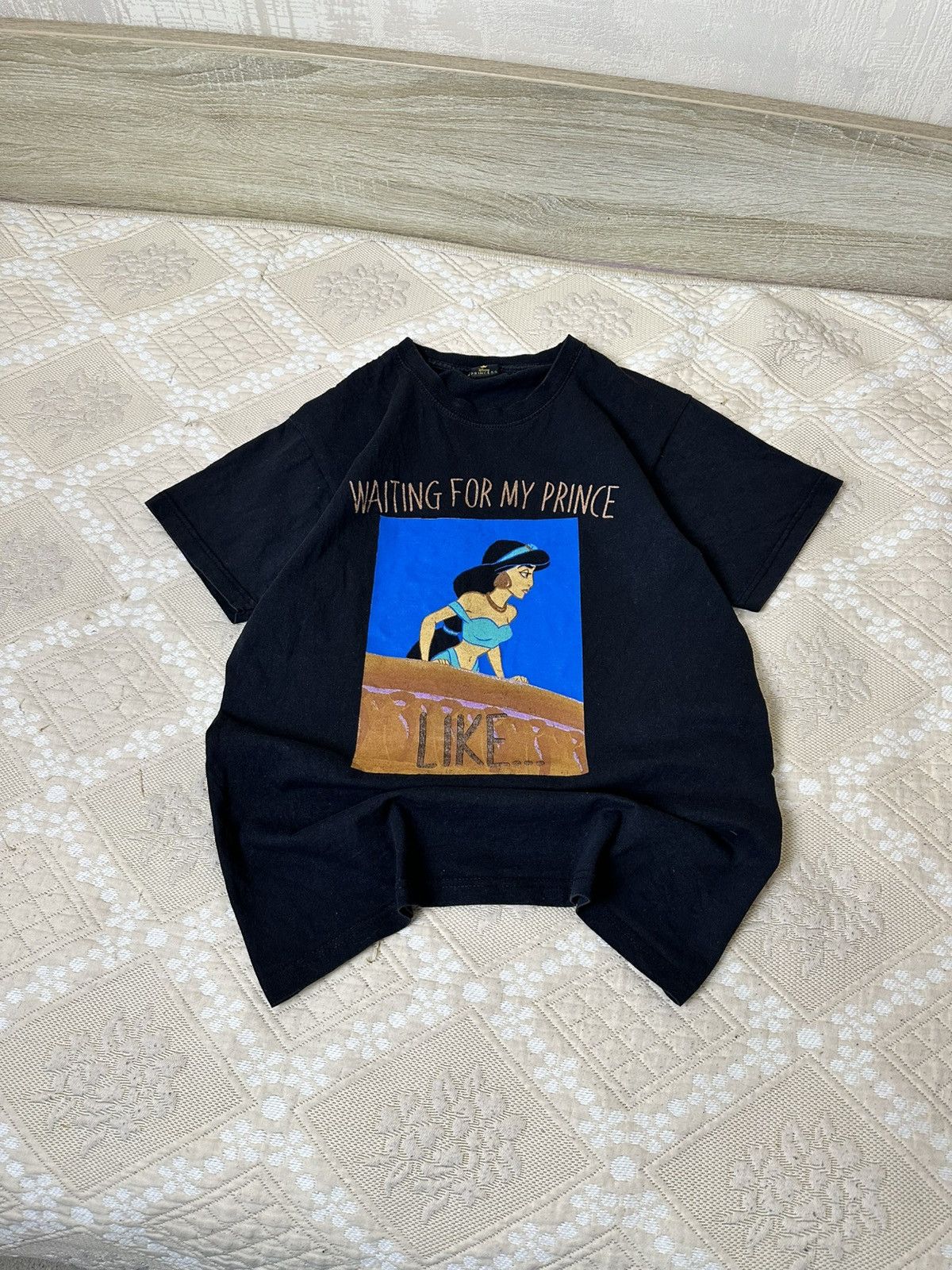 Disney 🔥 2000s Aladdin Princess Jasmine Cartoon Movie T Shirt Rare Size US XS / EU 42 / 0 - 1 Thumbnail