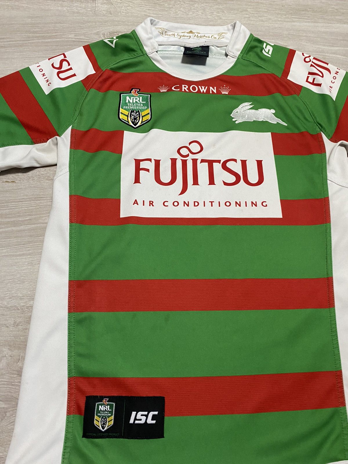 Vintage ISC South Sydney Rabbitohs Mens Rugby Shirt Jersey NRL Size US XL / EU 56 / 4 - 10 Thumbnail