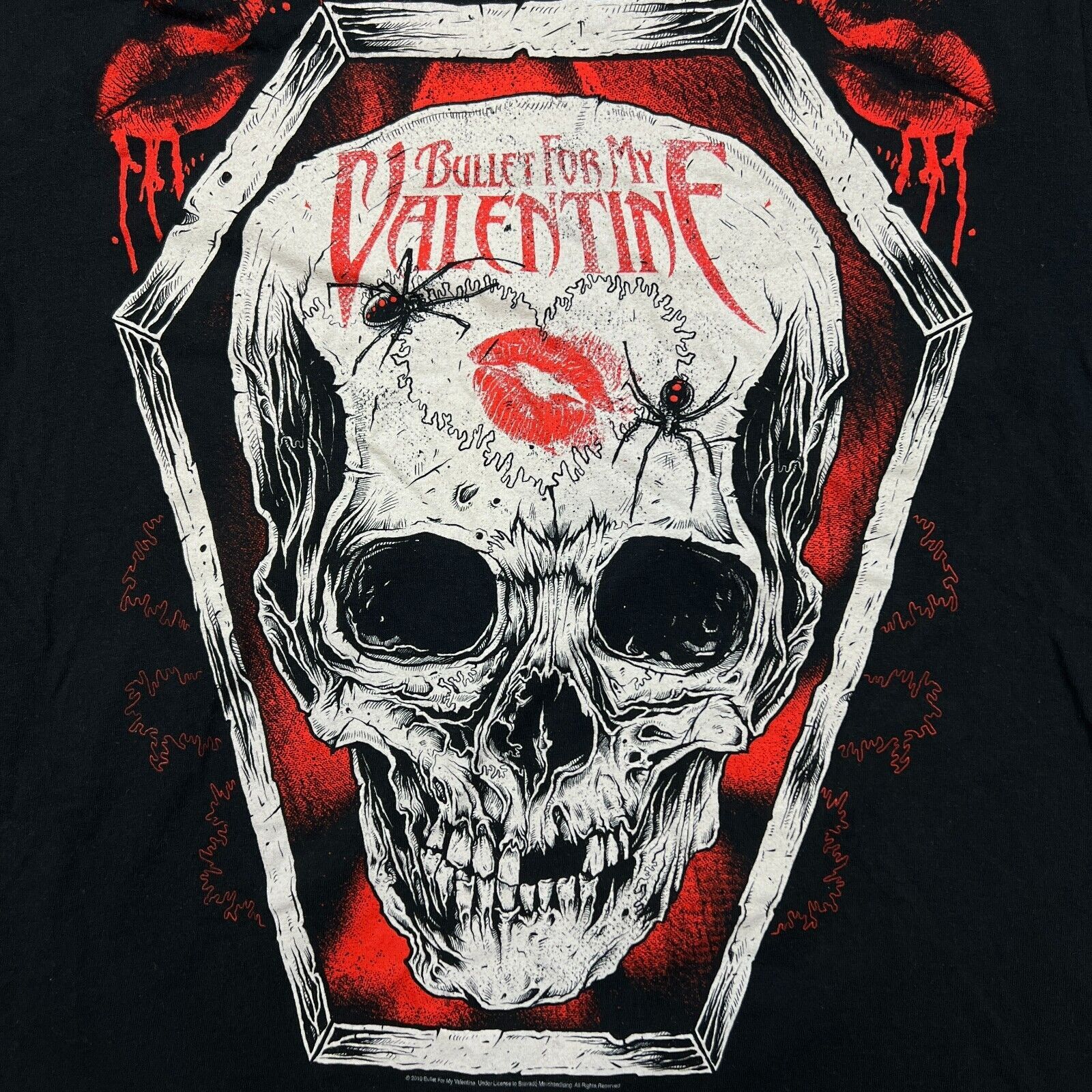 Band Tees × Vintage Vintage 2010 My Bloody Valentine T Shirt Rock Band Skull Tee Size US M / EU 48-50 / 2 - 2 Thumbnail