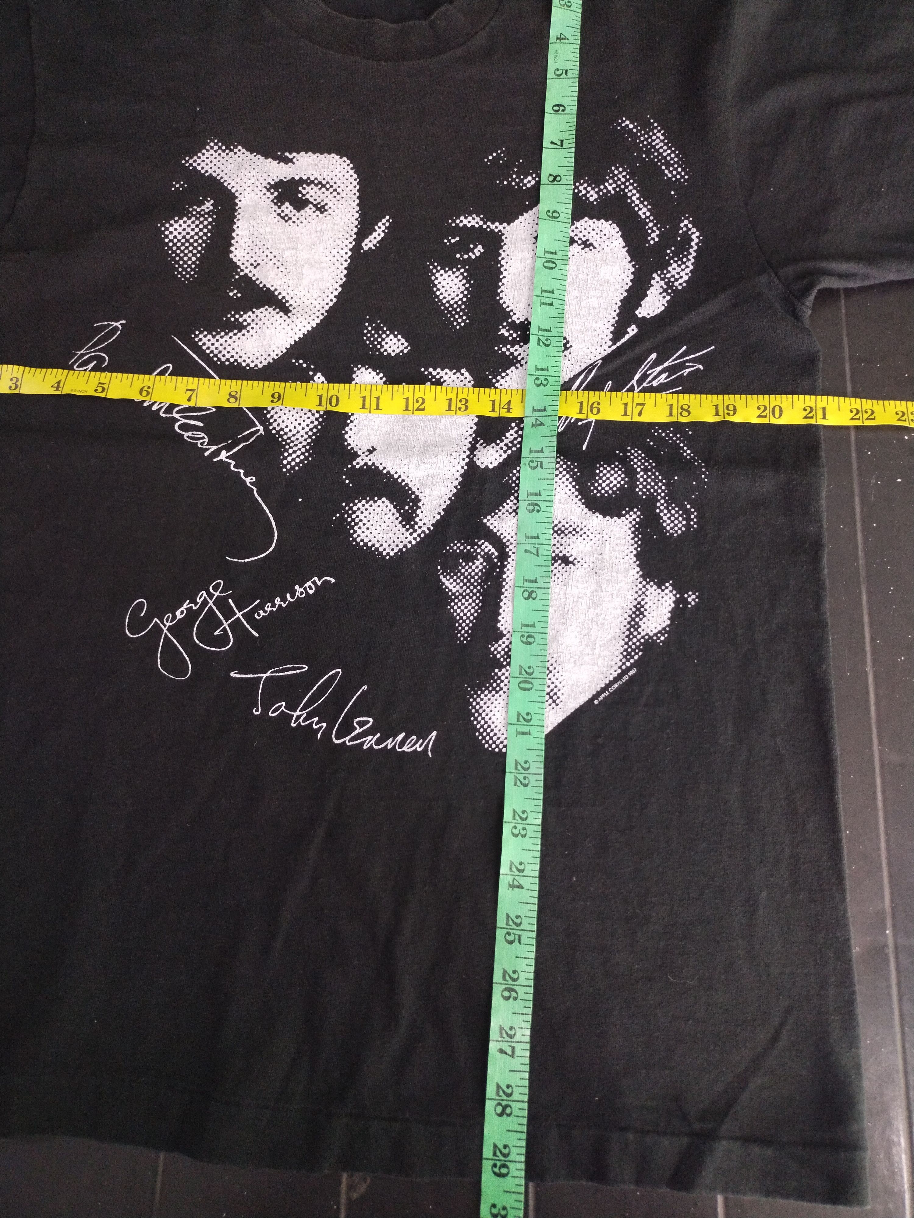 Band Tees Vintage The Beatles Apple Corps 1987 Tee John Lennon Size US L / EU 52-54 / 3 - 15 Thumbnail