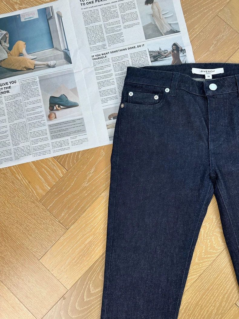 Givenchy Givenchy Solid Color Stretch Skinny Jeans, Dark Blue Size US 38 / EU 54 - 6 Thumbnail