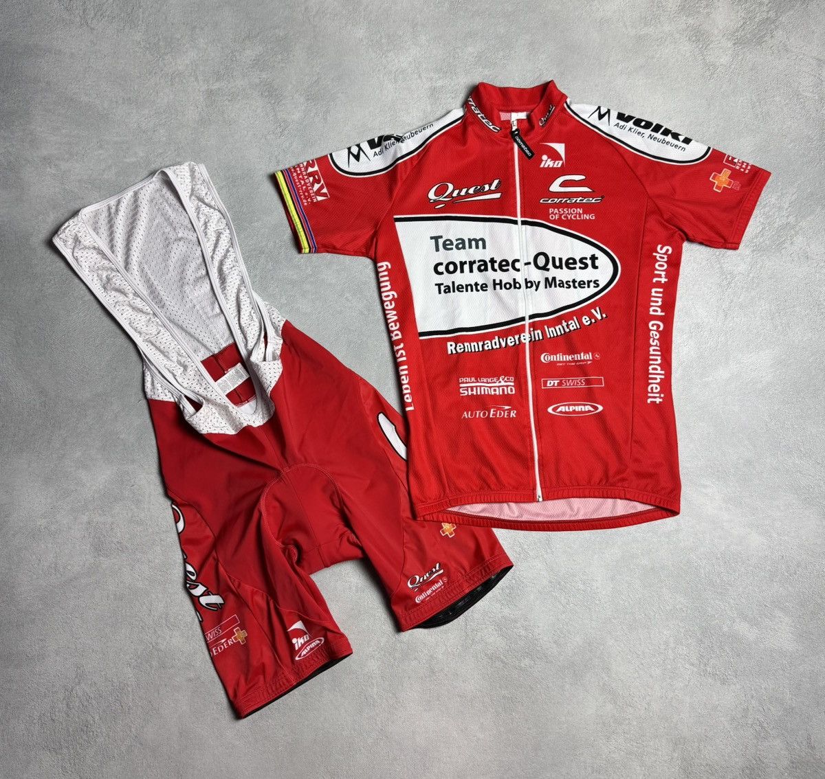 Other Corratec-Quest Cycling Jersey Bike Shirt Jersey+Shorts Size US L / EU 52-54 / 3 - 1 Thumbnail