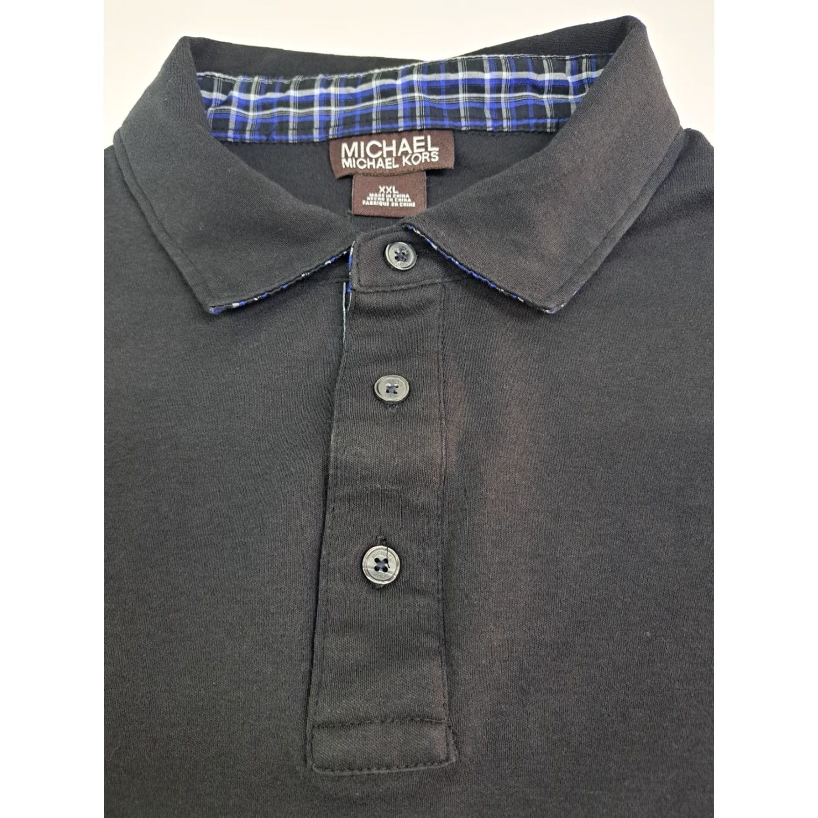 Michael Kors Michael Kors Sweater Men 2XL Long Sleeve Crew Neck 3 Button 100% Cotton Black Knit Logo Pullover Fashion Cold Weather Casual Business Formal Mens Size US XXL / EU 58 / 5 - 4 Thumbnail
