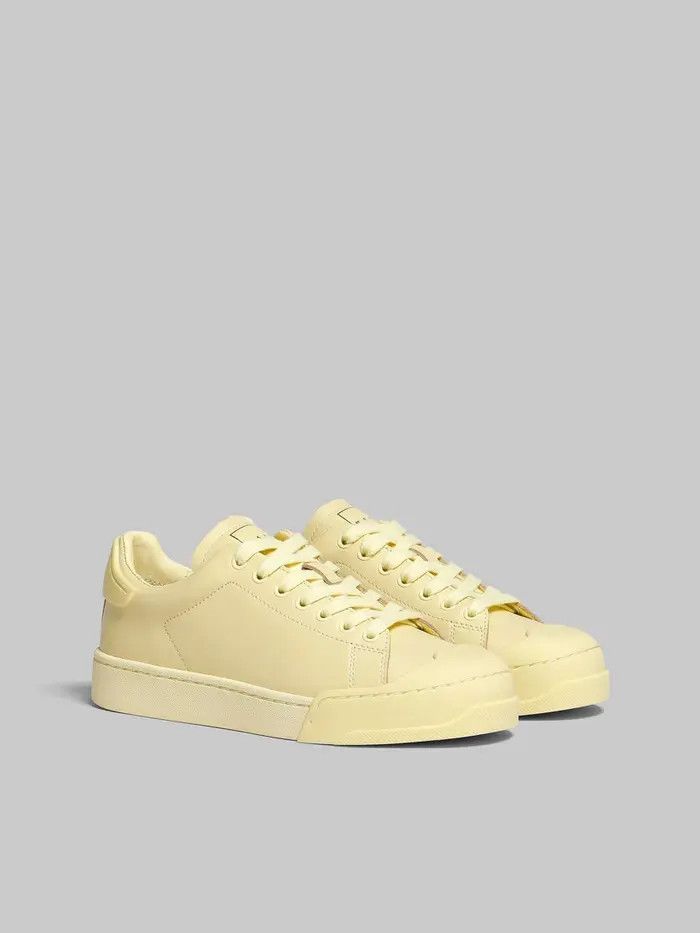 Marni o1w1db10125 Bumper Leather Sneaker in Yellow Size US 9 / IT 39 - 3 Thumbnail