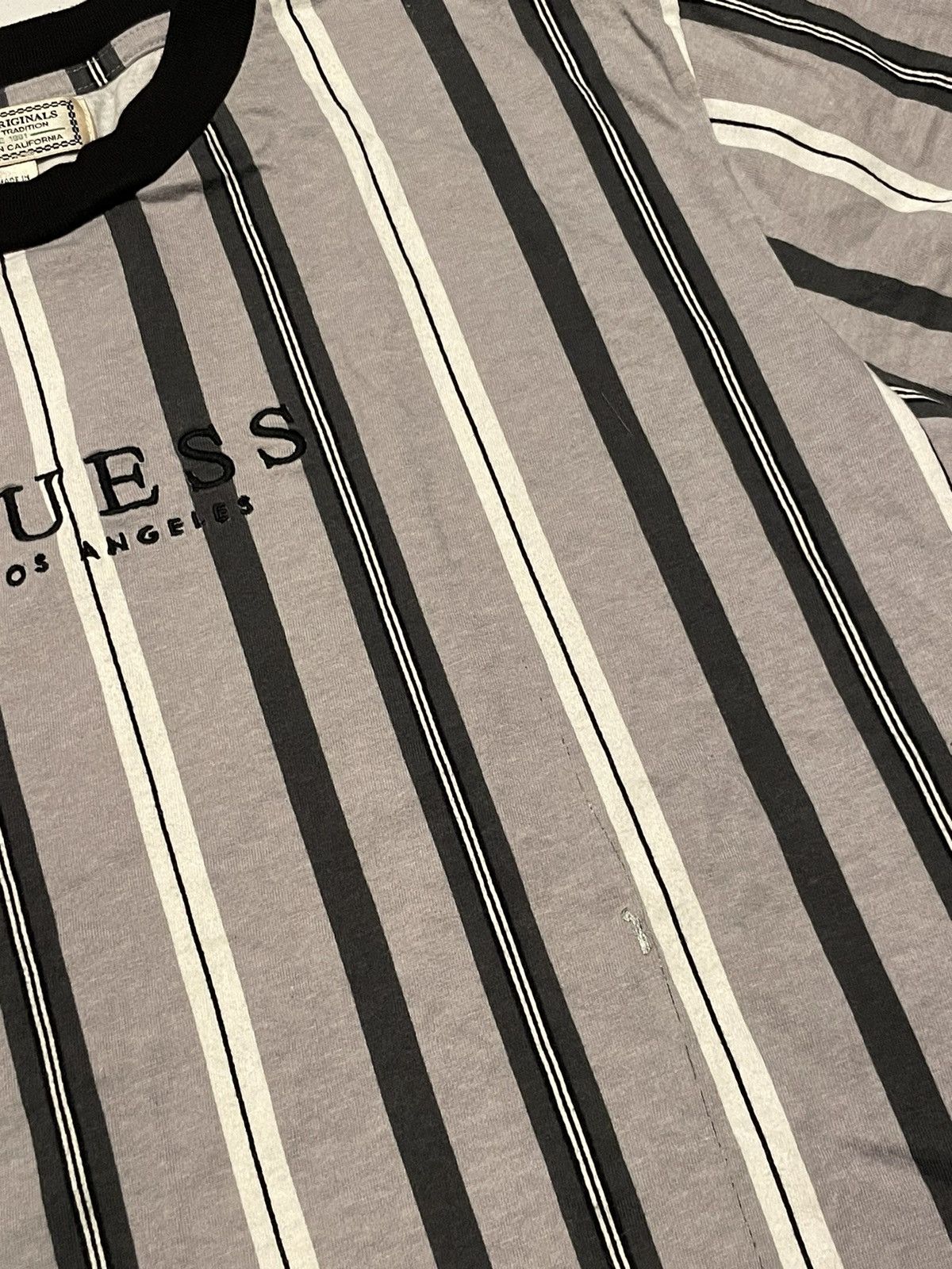 Guess × Vintage Vintage 90s guess striped T-shirt. Size US M / EU 48-50 / 2 - 4 Thumbnail